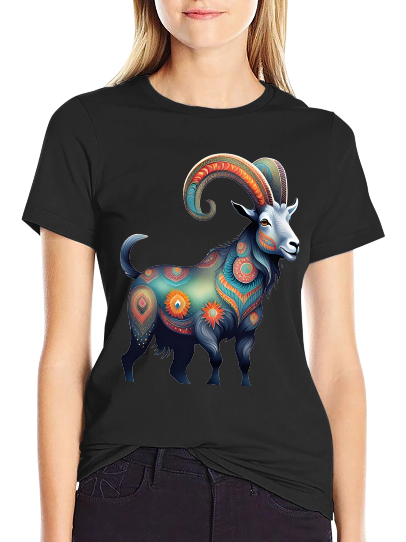 Capricorn Zodiac Graphic T-Shirt