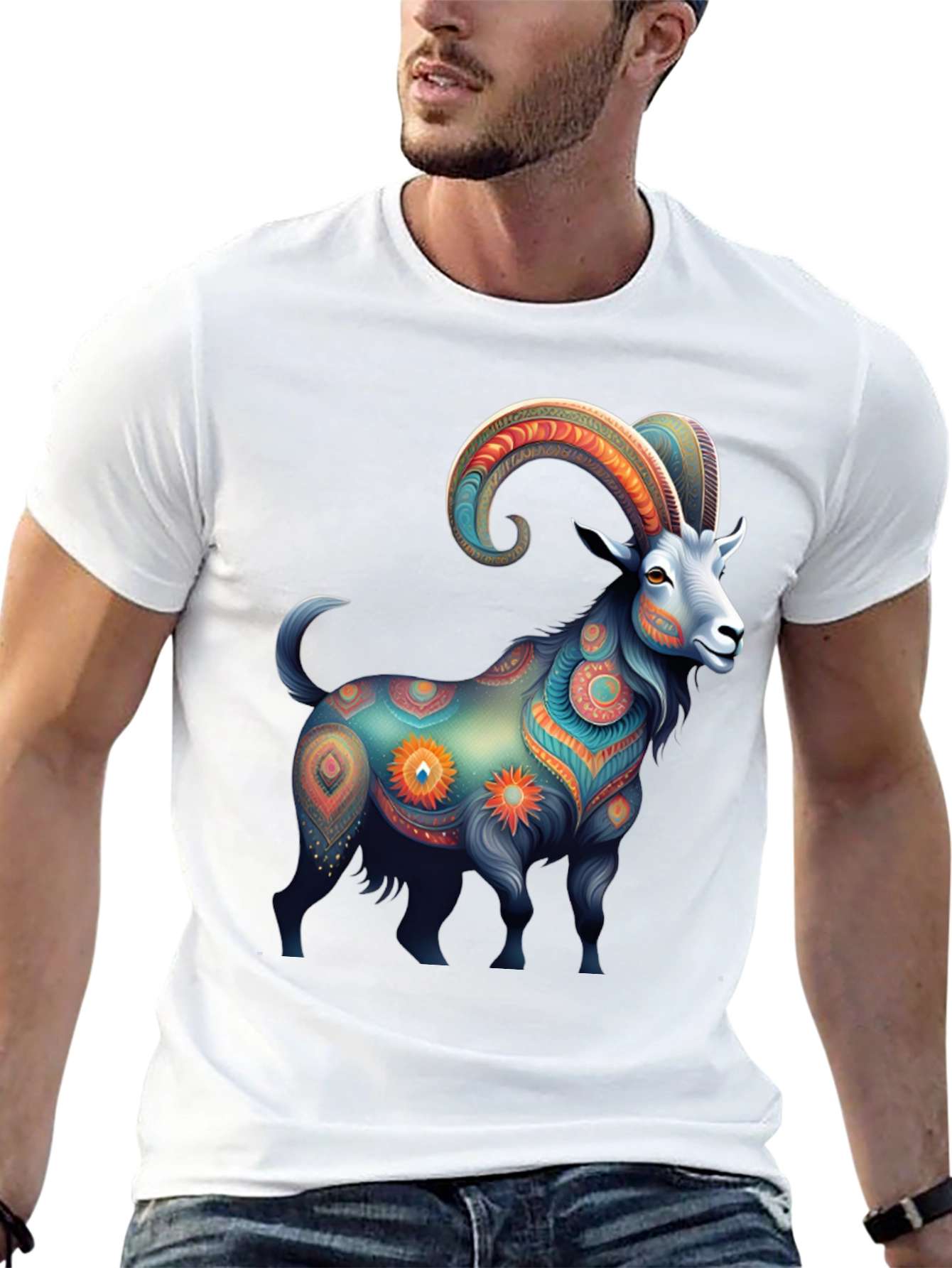 Capricorn Zodiac Graphic T-Shirt