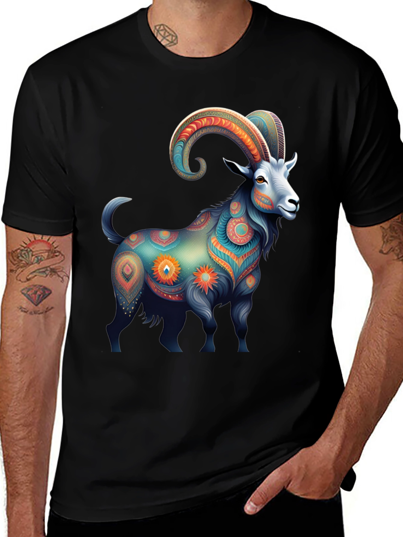 Capricorn Zodiac Graphic T-Shirt