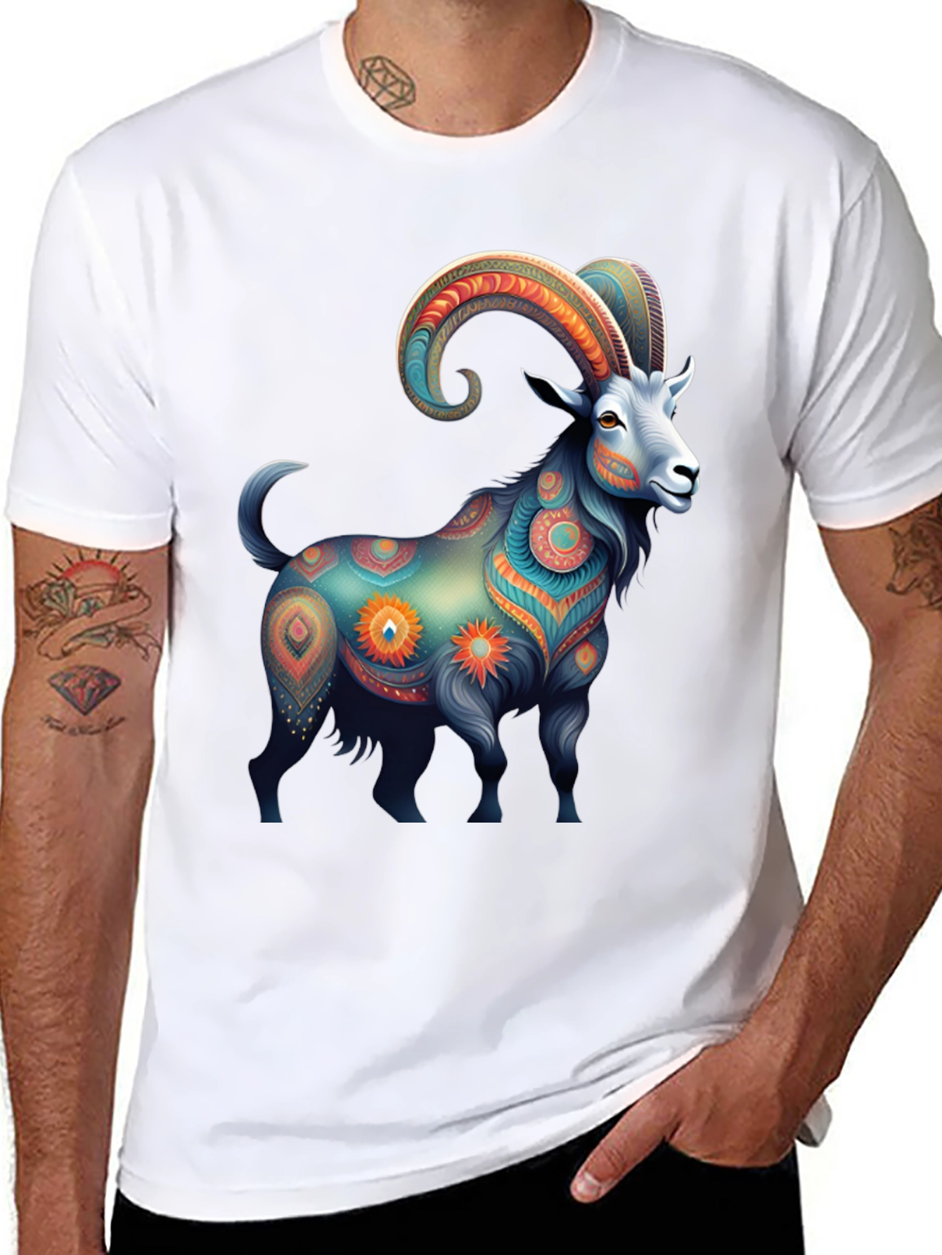 Capricorn Zodiac Graphic T-Shirt