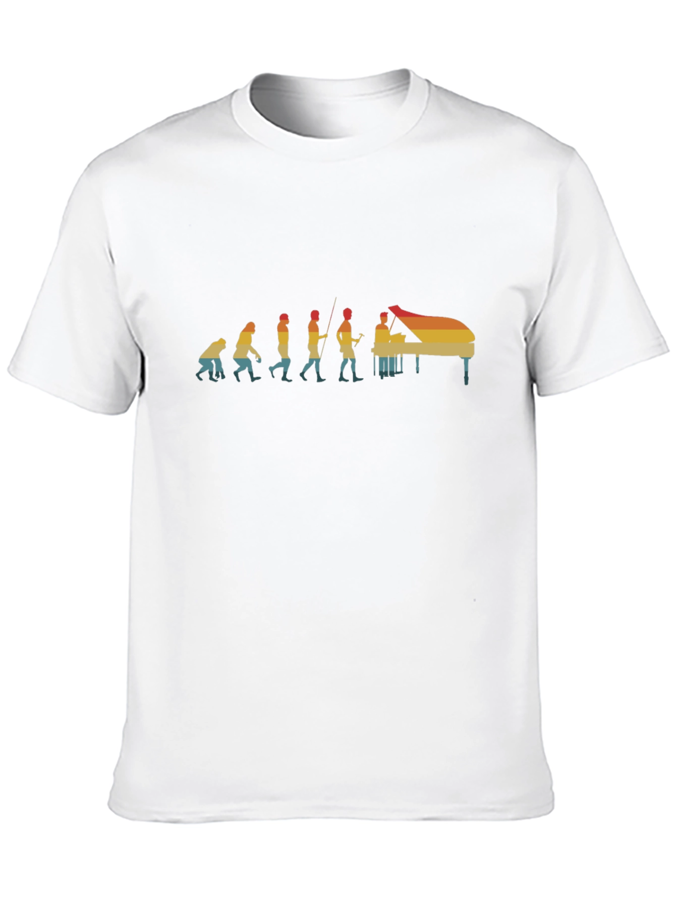 Evolution of a Pianist T-Shirt - Music Lover Tee