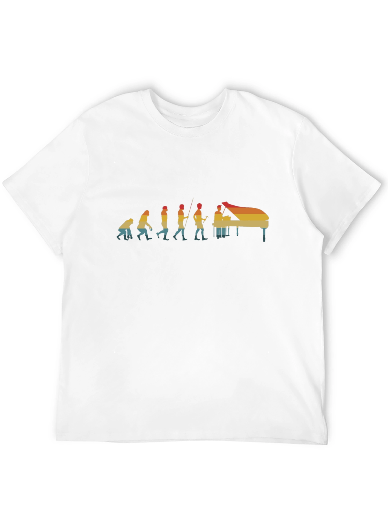 Evolution of a Pianist T-Shirt - Music Lover Tee