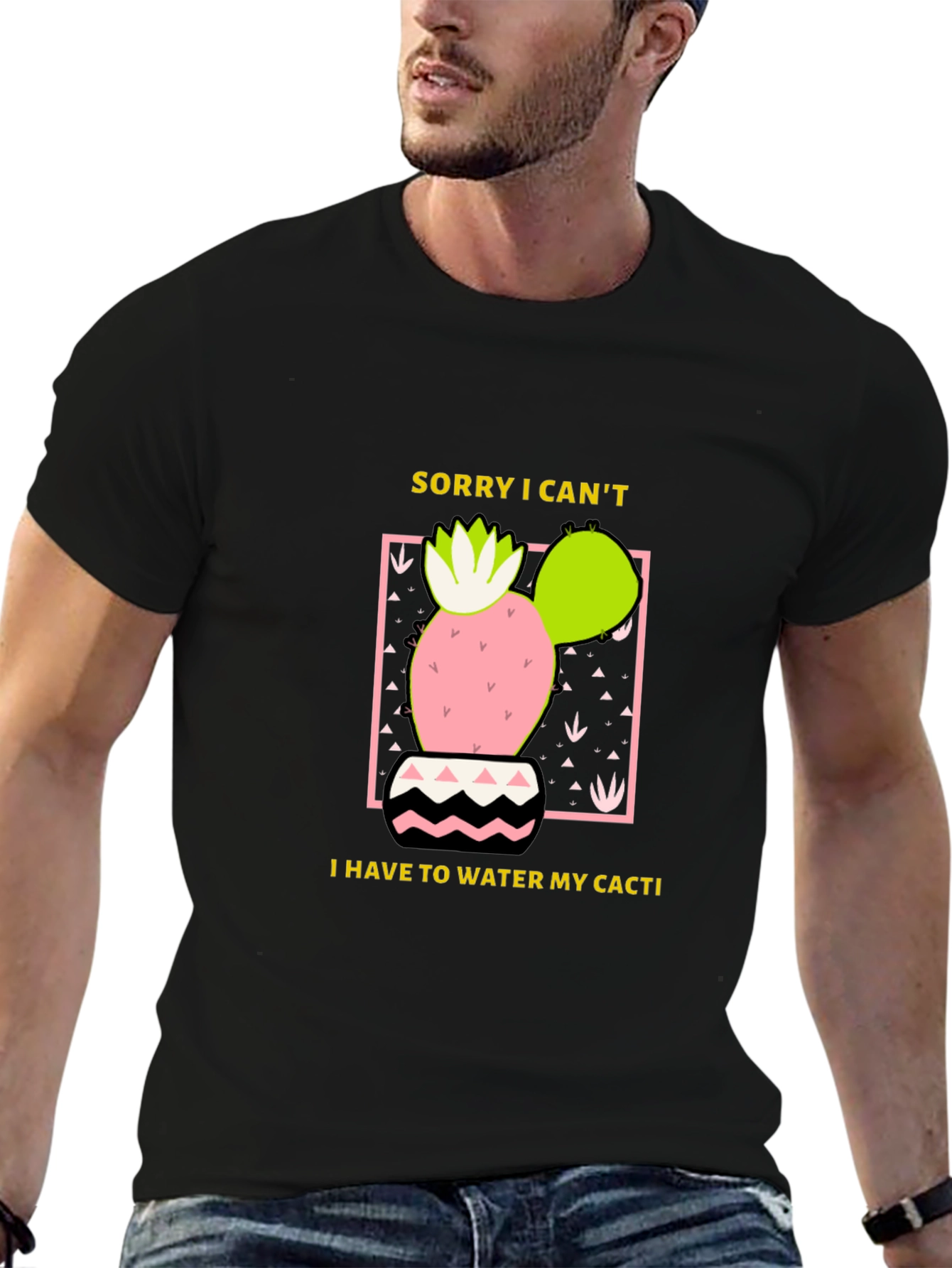 Cactus Lover T-Shirt - Sorry I Cant