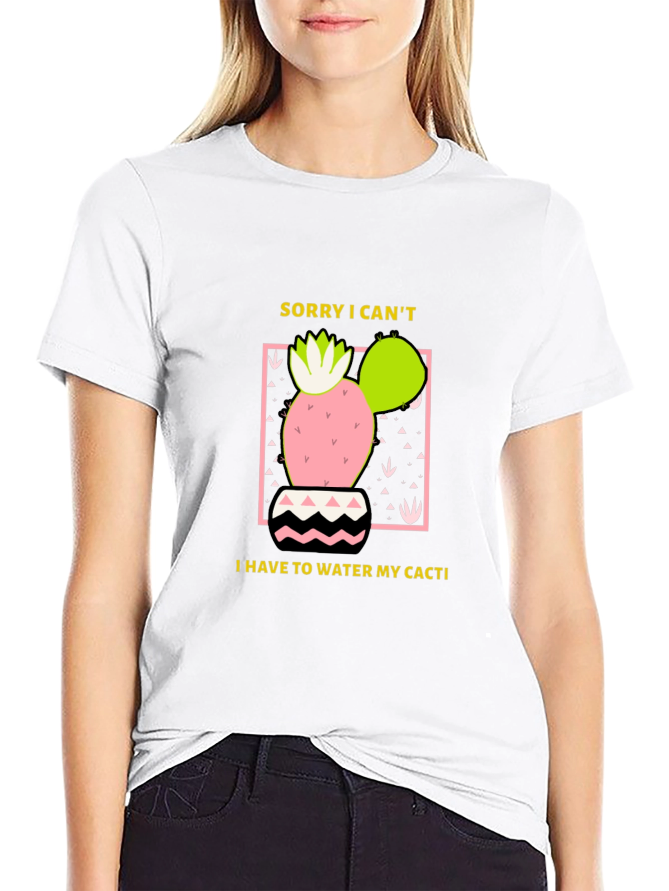 Cactus Lover T-Shirt - Sorry I Cant