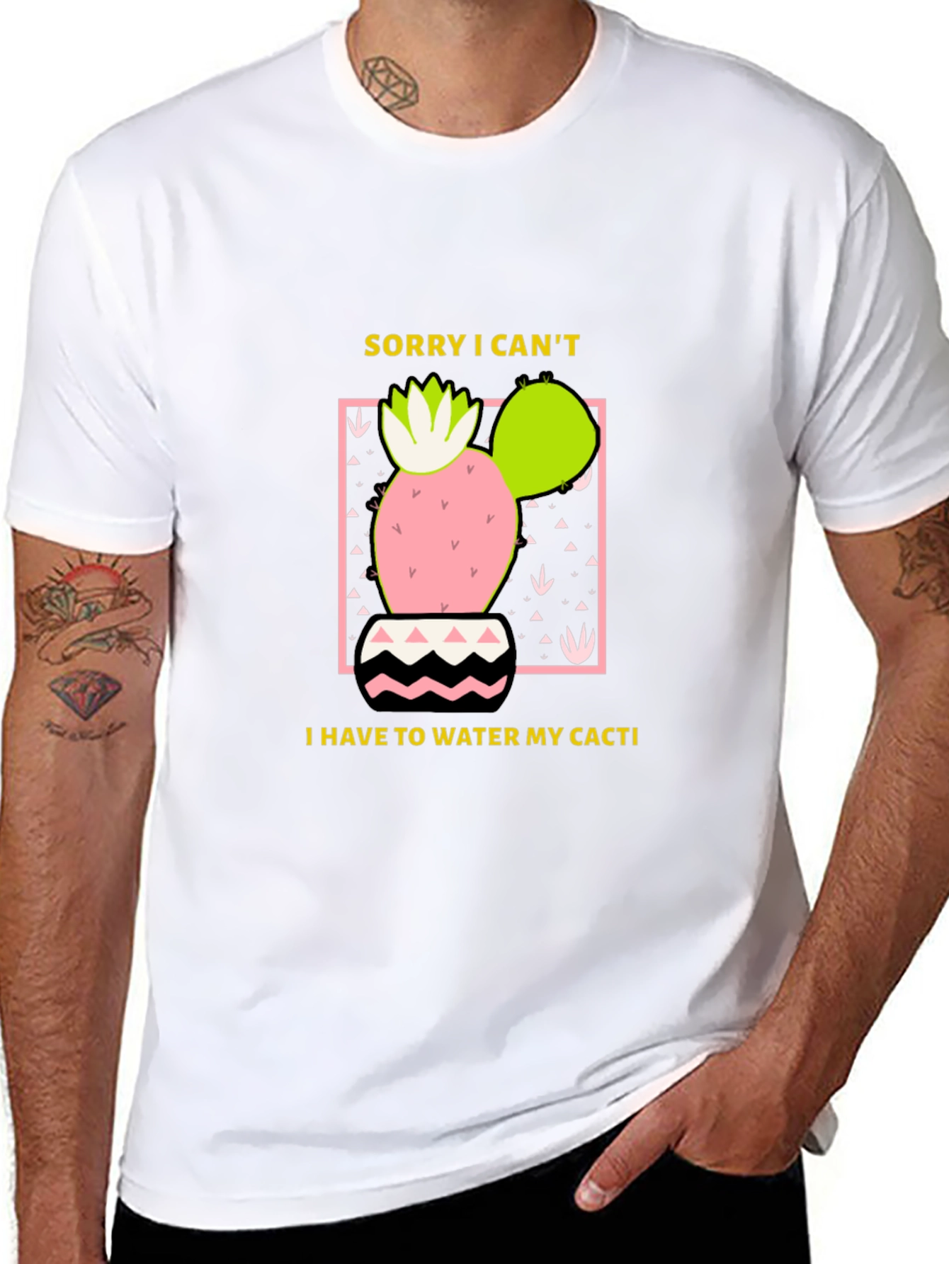 Cactus Lover T-Shirt - Sorry I Cant