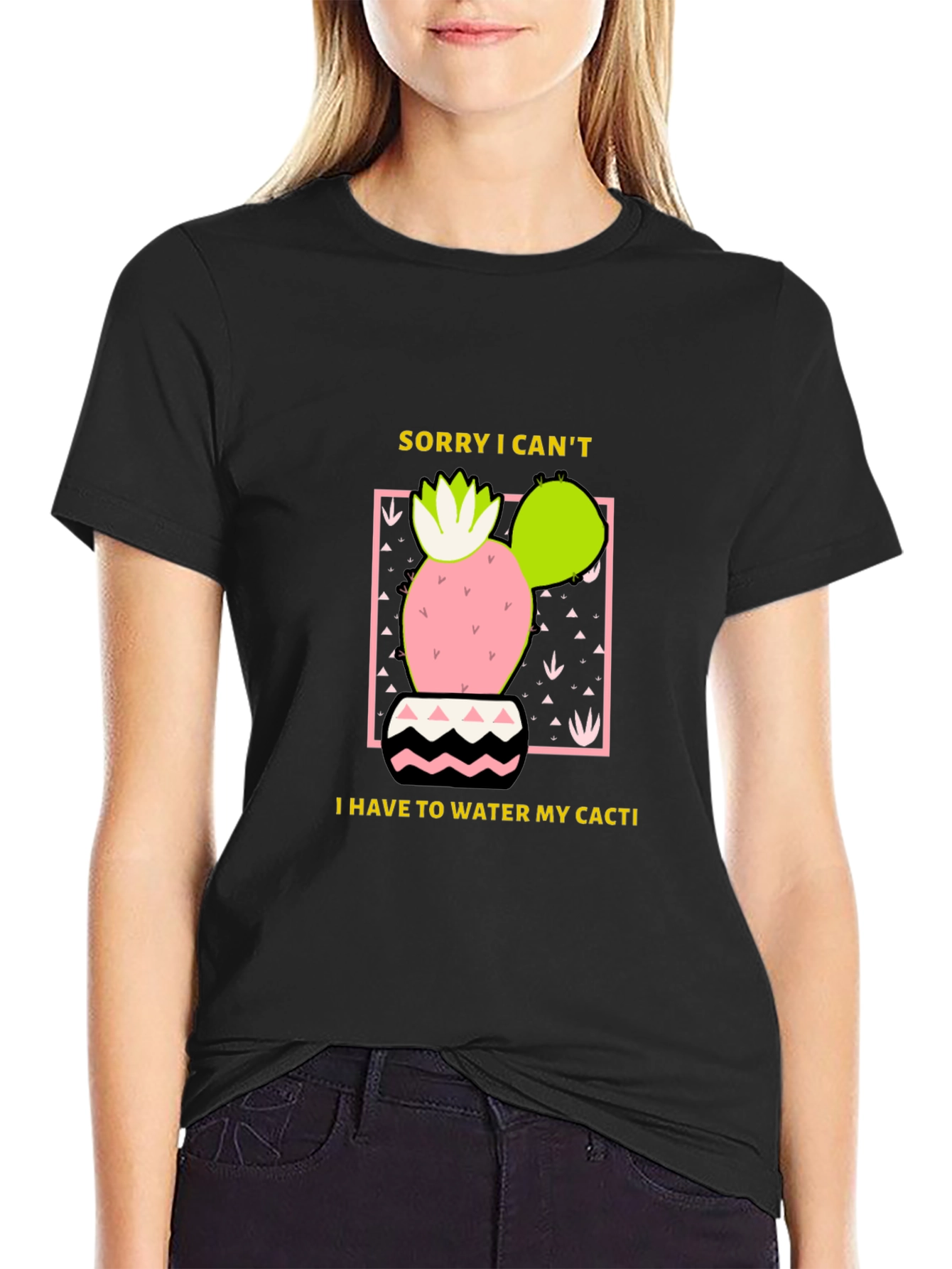 Cactus Lover T-Shirt - Sorry I Cant