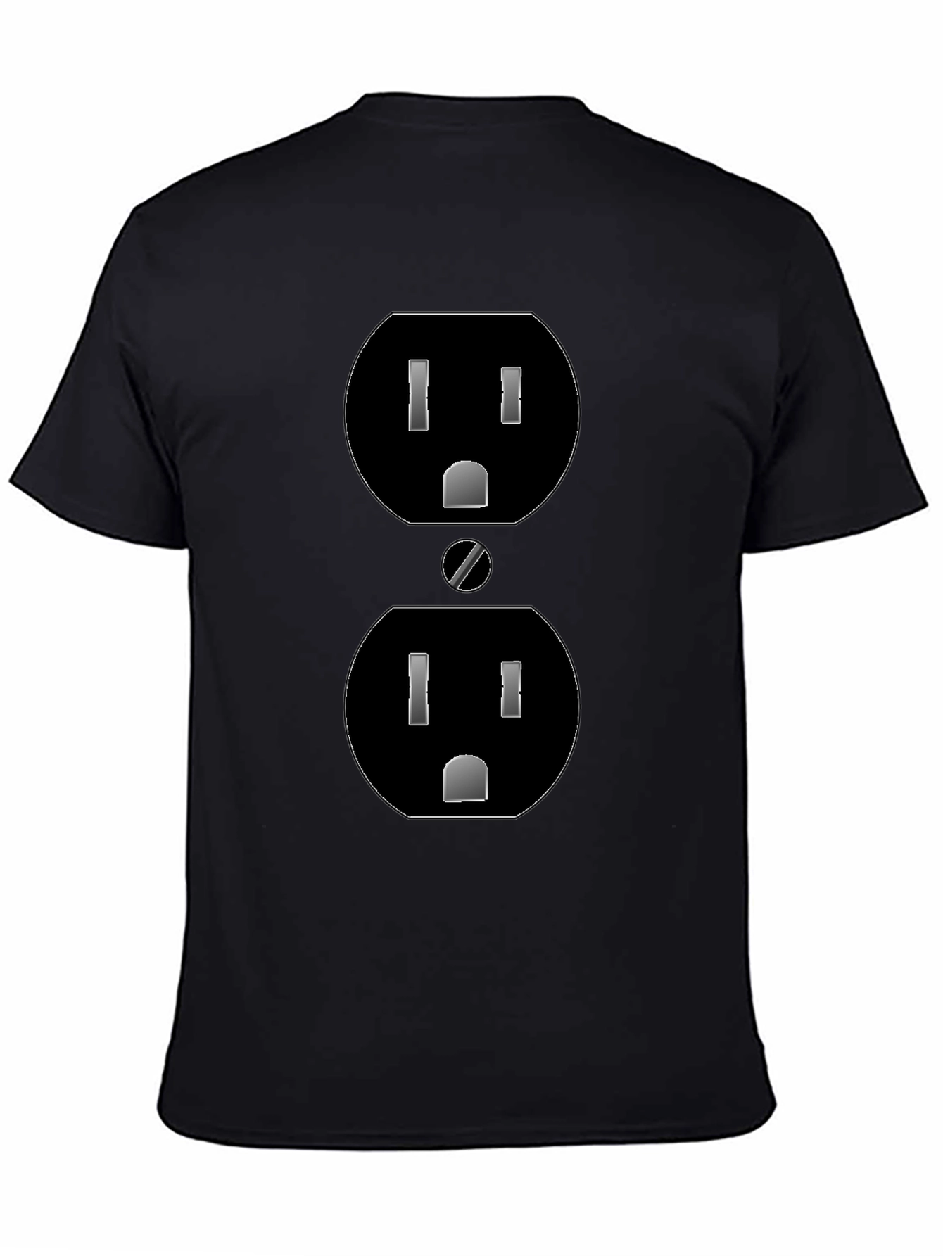 Outlet Graphic Tee - Black Quirky Design