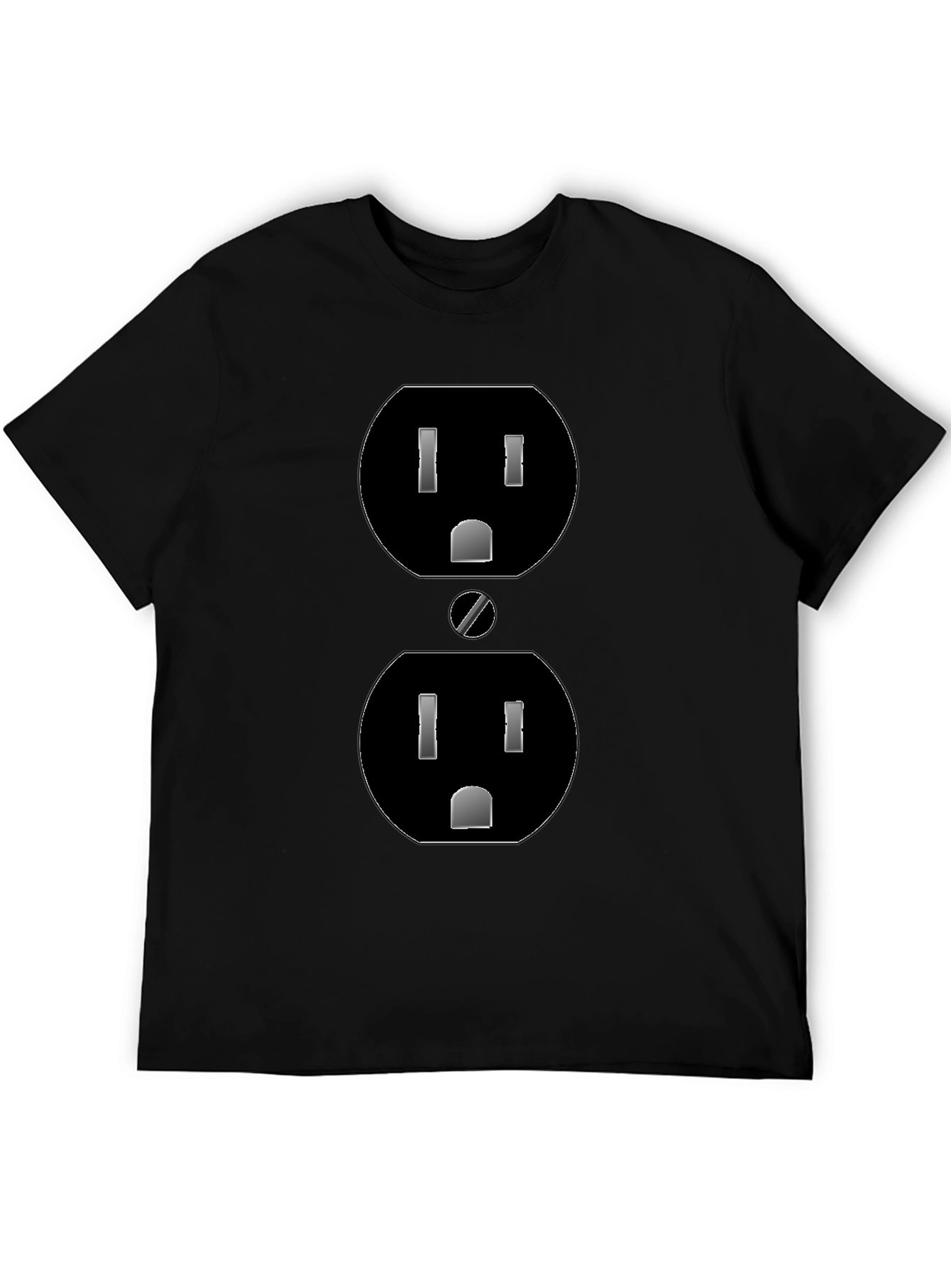 Outlet Graphic Tee - Black Quirky Design