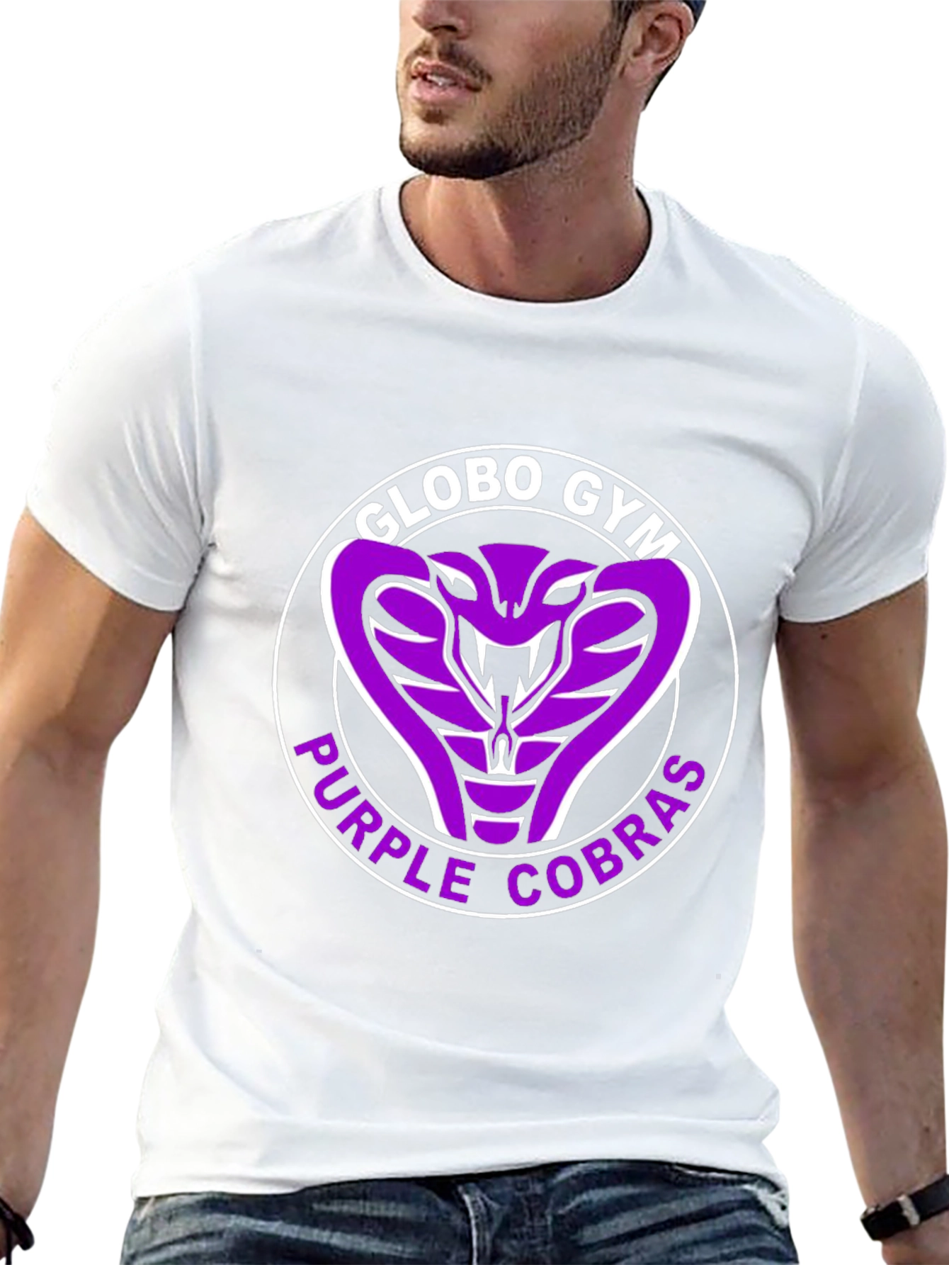 Globo Gym Purple Cobras T-Shirt Black