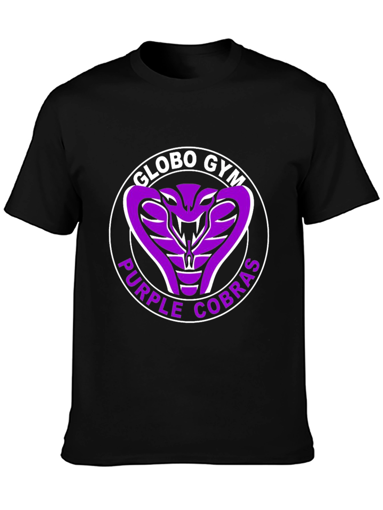 Globo Gym Purple Cobras T-Shirt Black