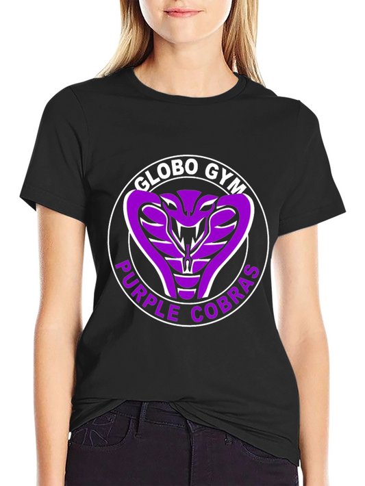 Globo Gym Purple Cobras T-Shirt Black