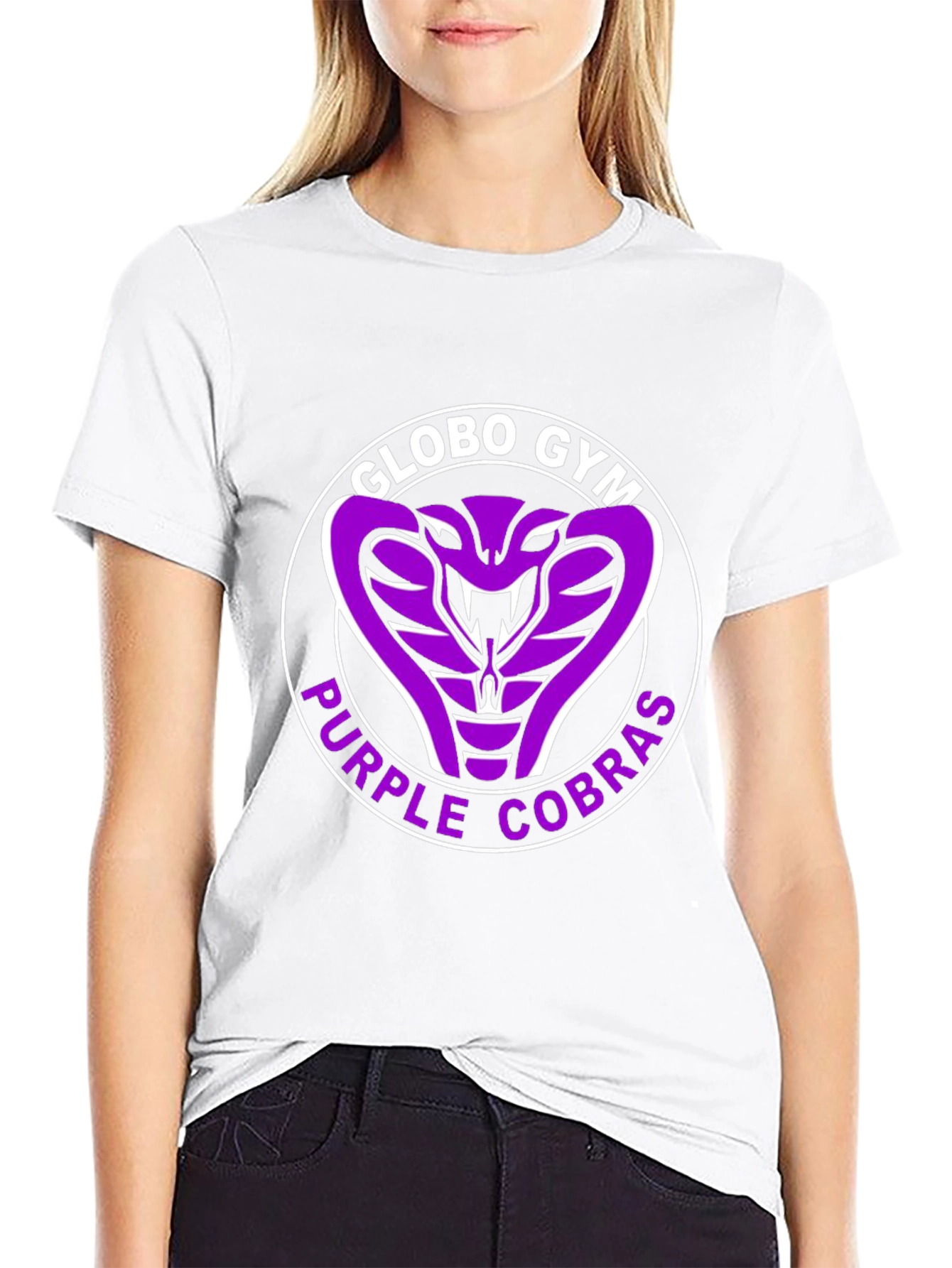 Globo Gym Purple Cobras T-Shirt Black