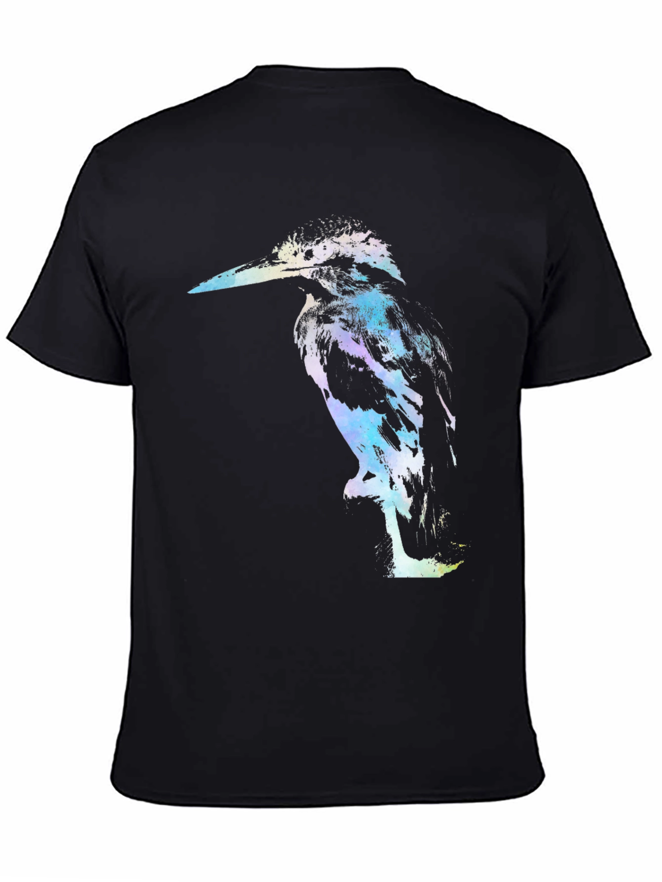 Kingfisher Graphic Black Tee