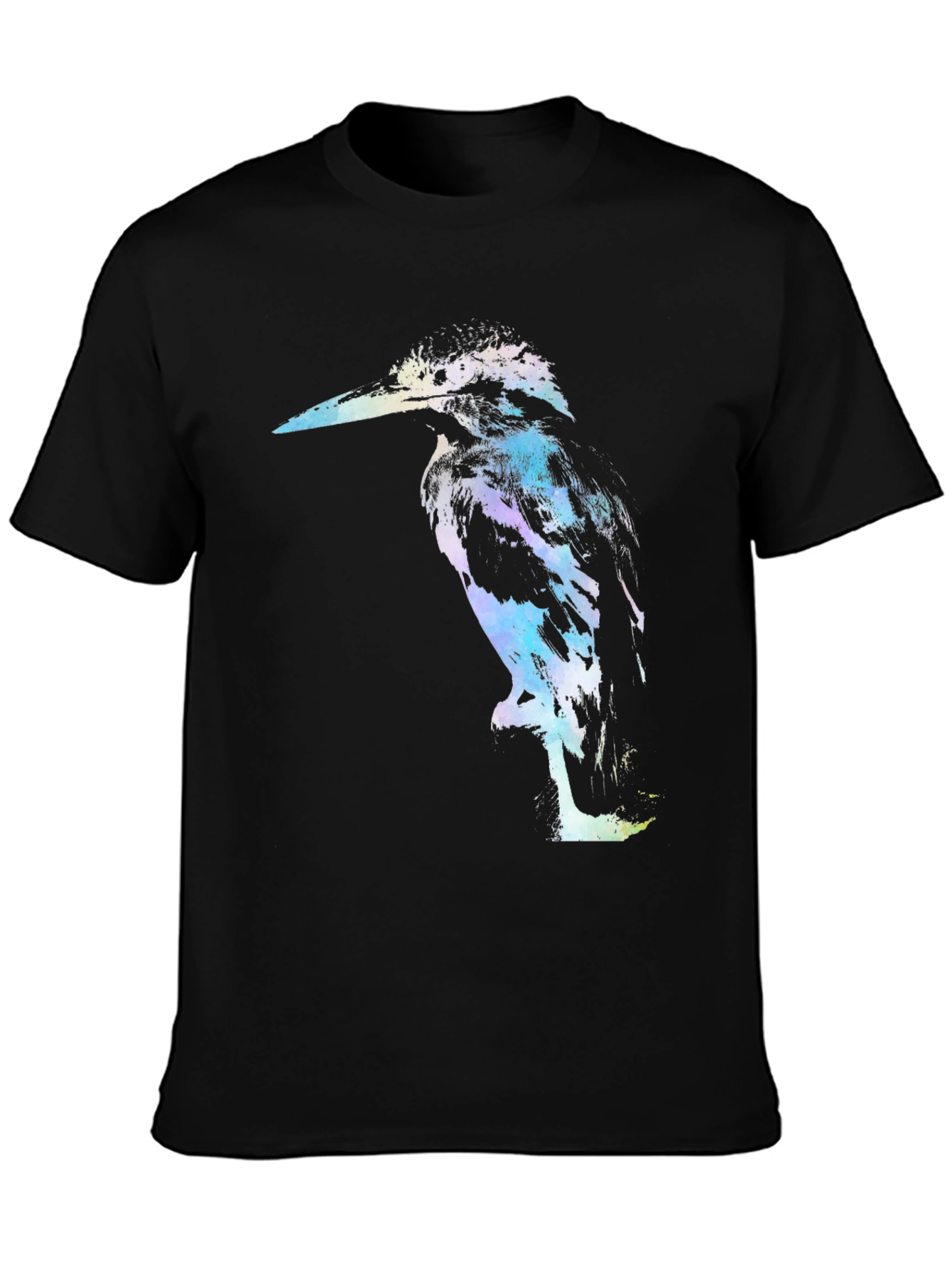Kingfisher Graphic Black Tee