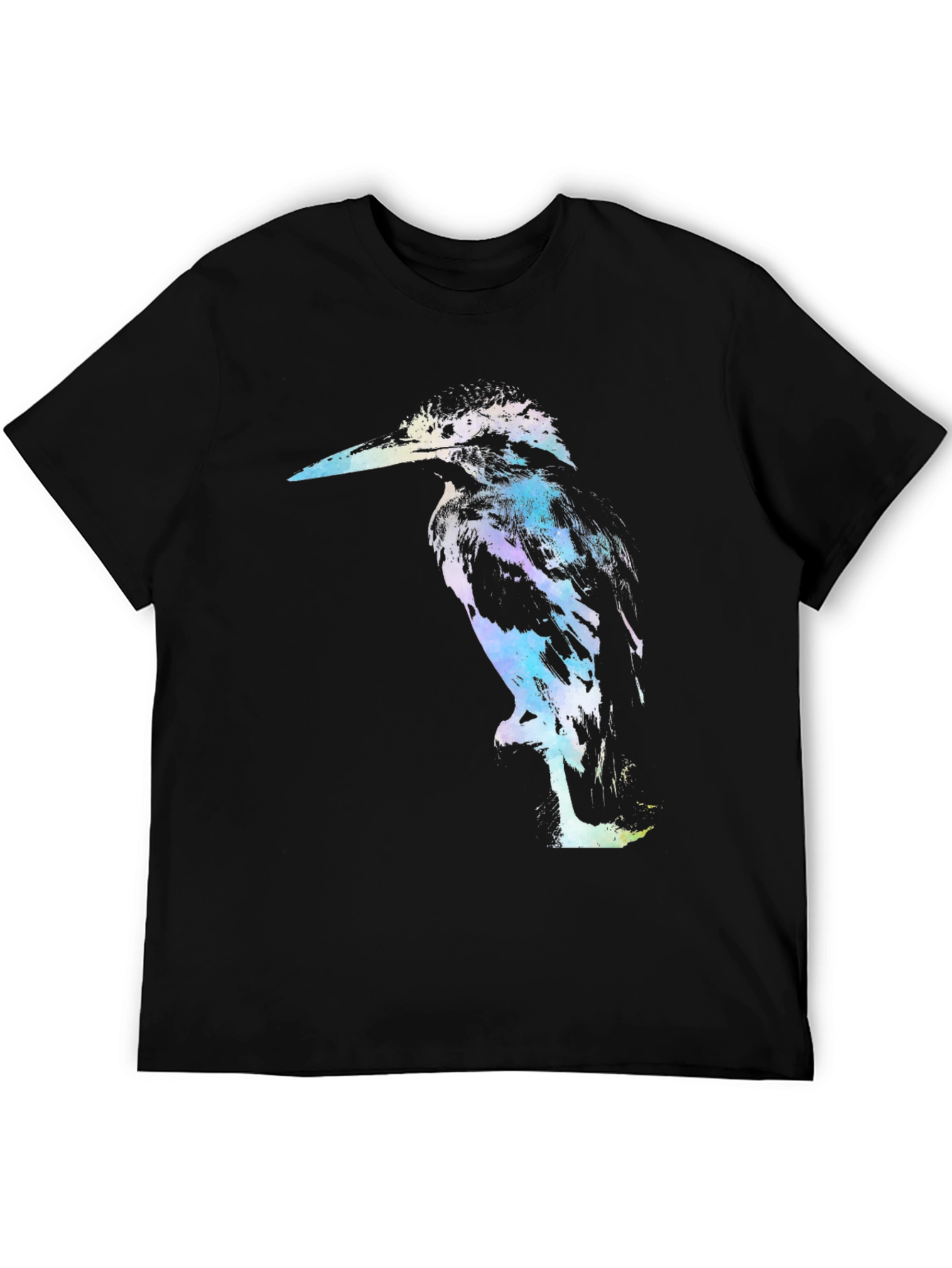 Kingfisher Graphic Black Tee