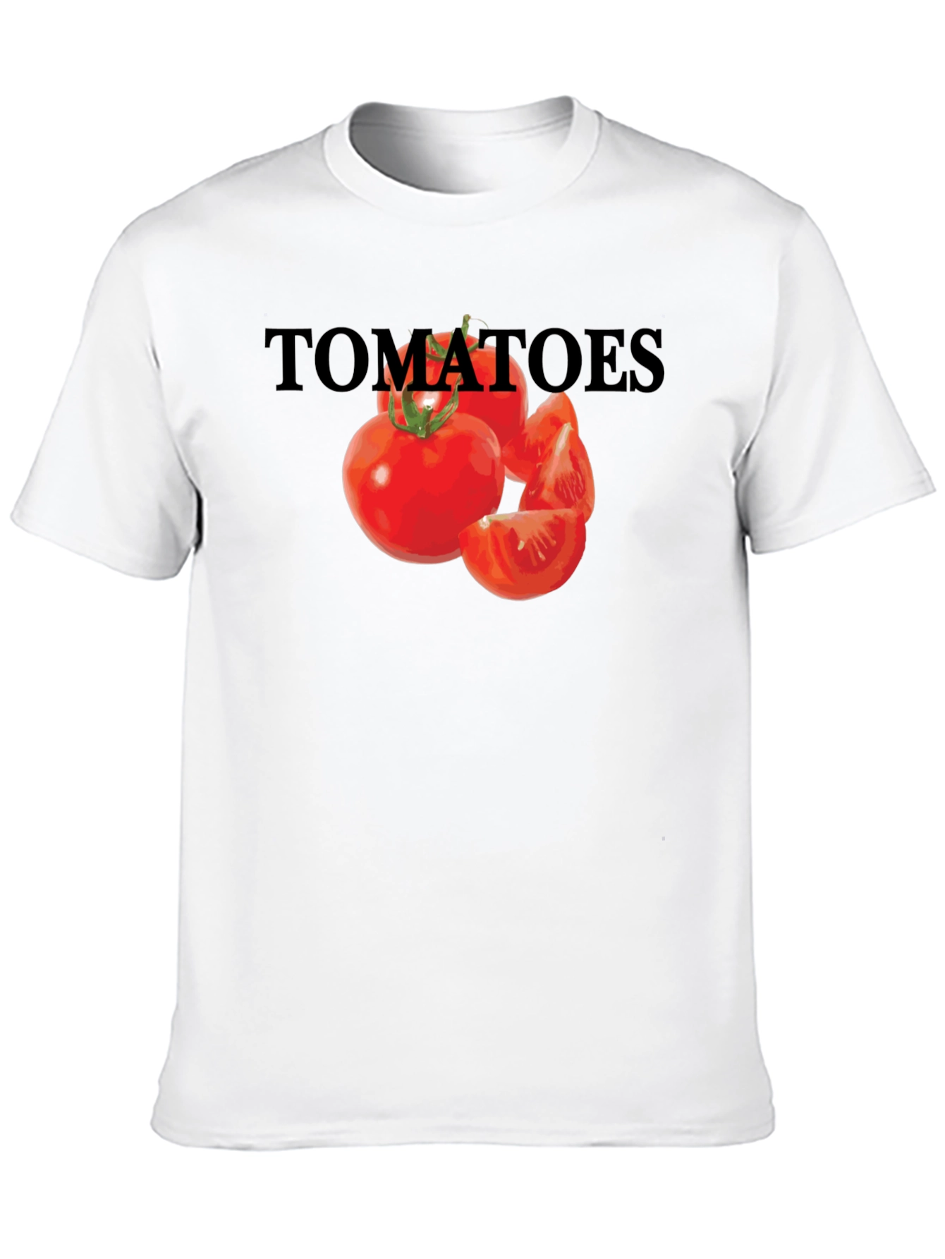 Tomatoes Graphic Tee - Unisex Black T-Shirt