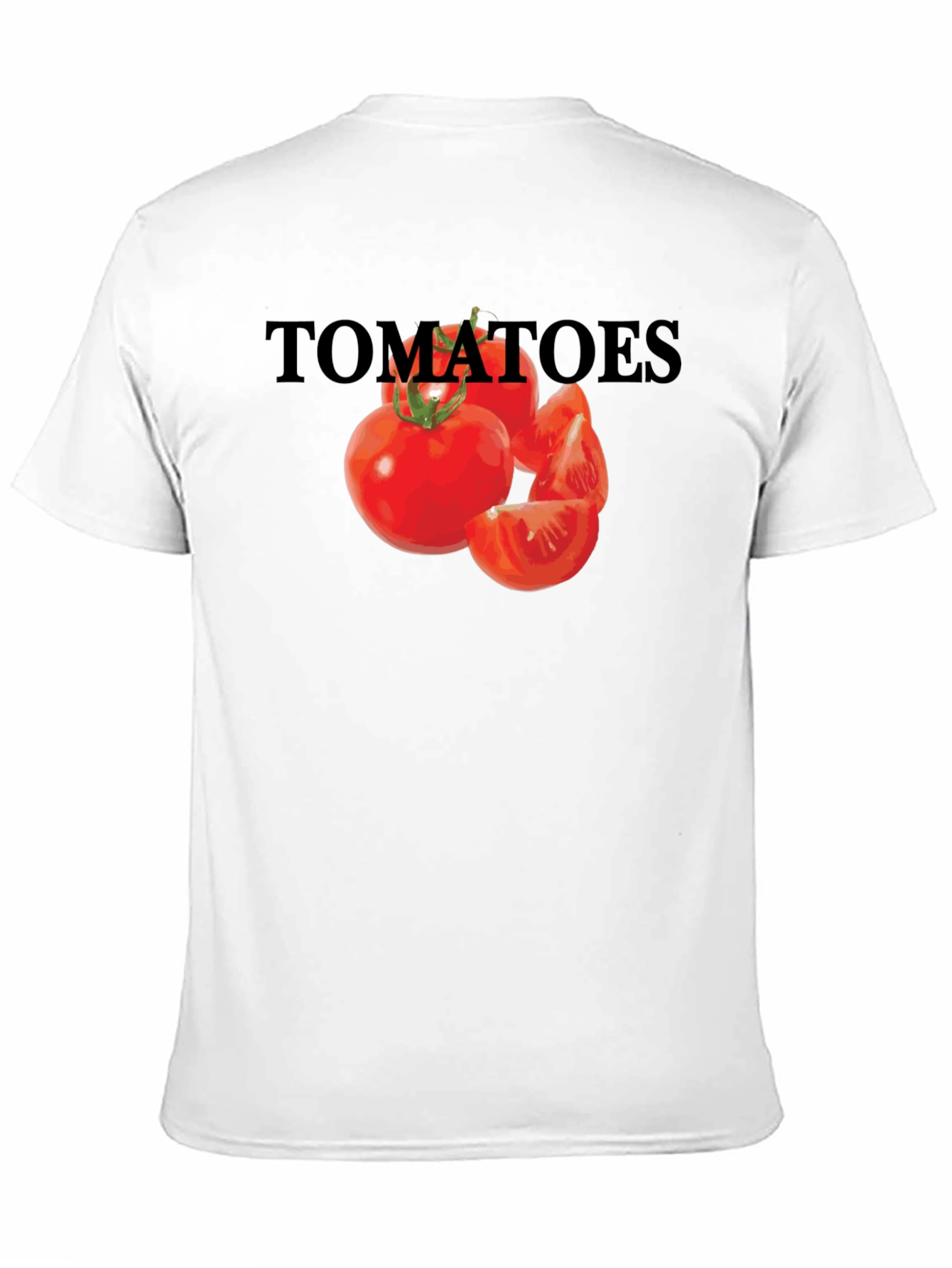 Tomatoes Graphic Tee - Unisex Black T-Shirt