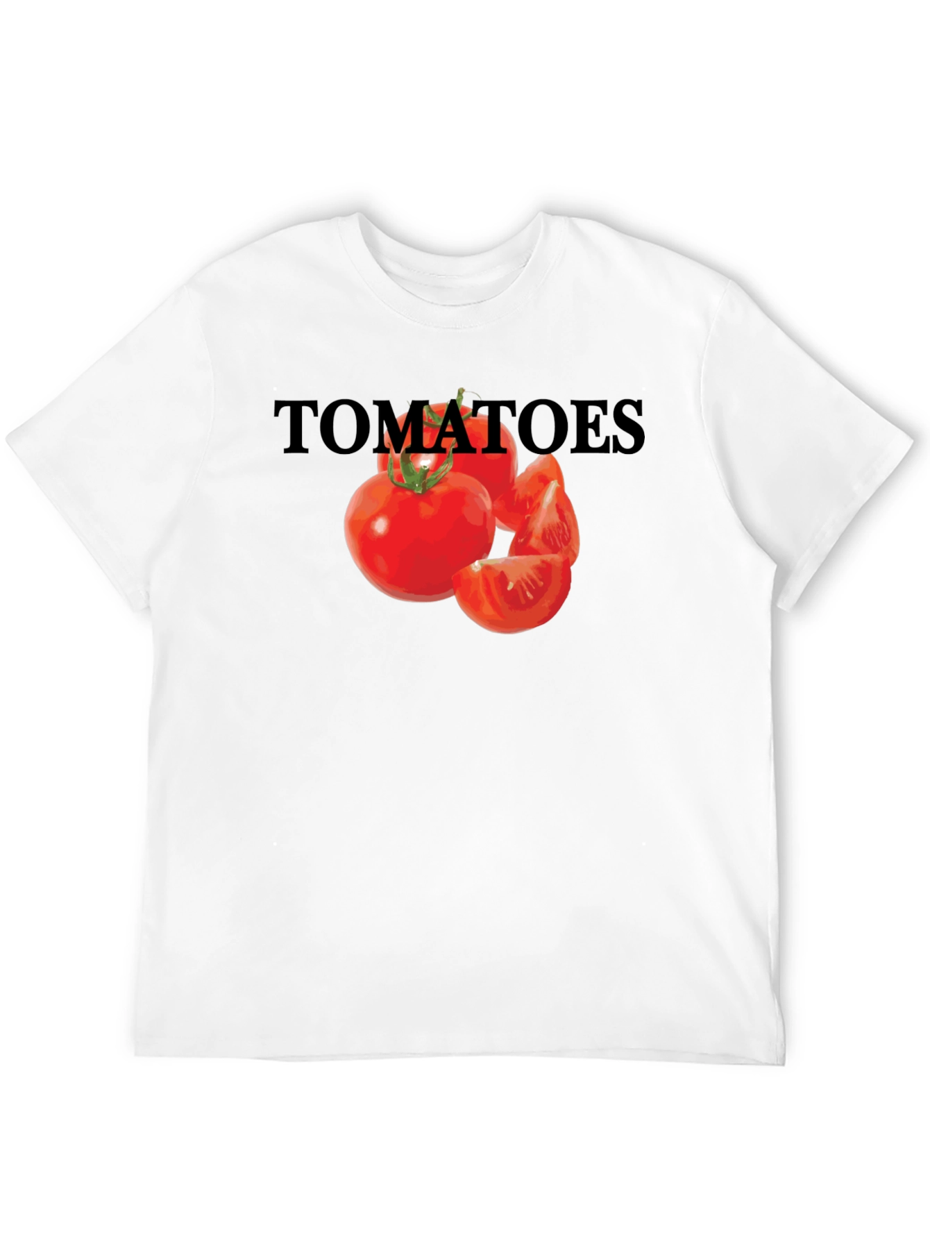Tomatoes Graphic Tee - Unisex Black T-Shirt