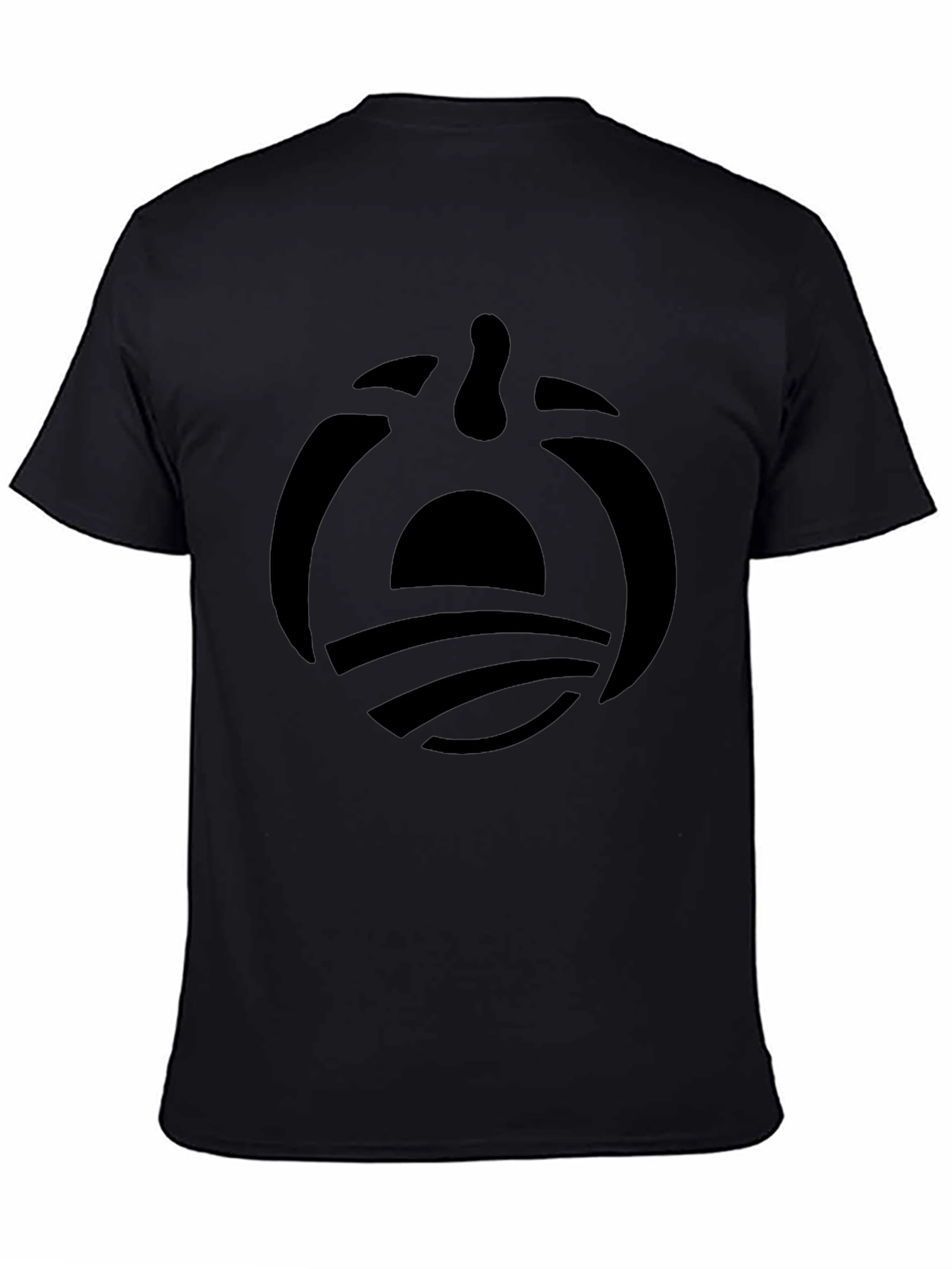 Black Graphic Tee - Sun & Waves Logo