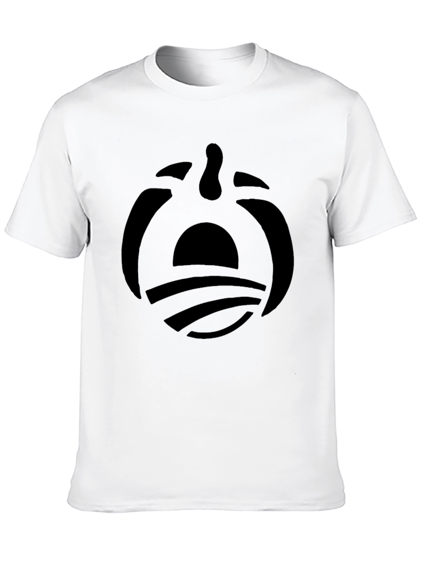 Black Graphic Tee - Sun & Waves Logo