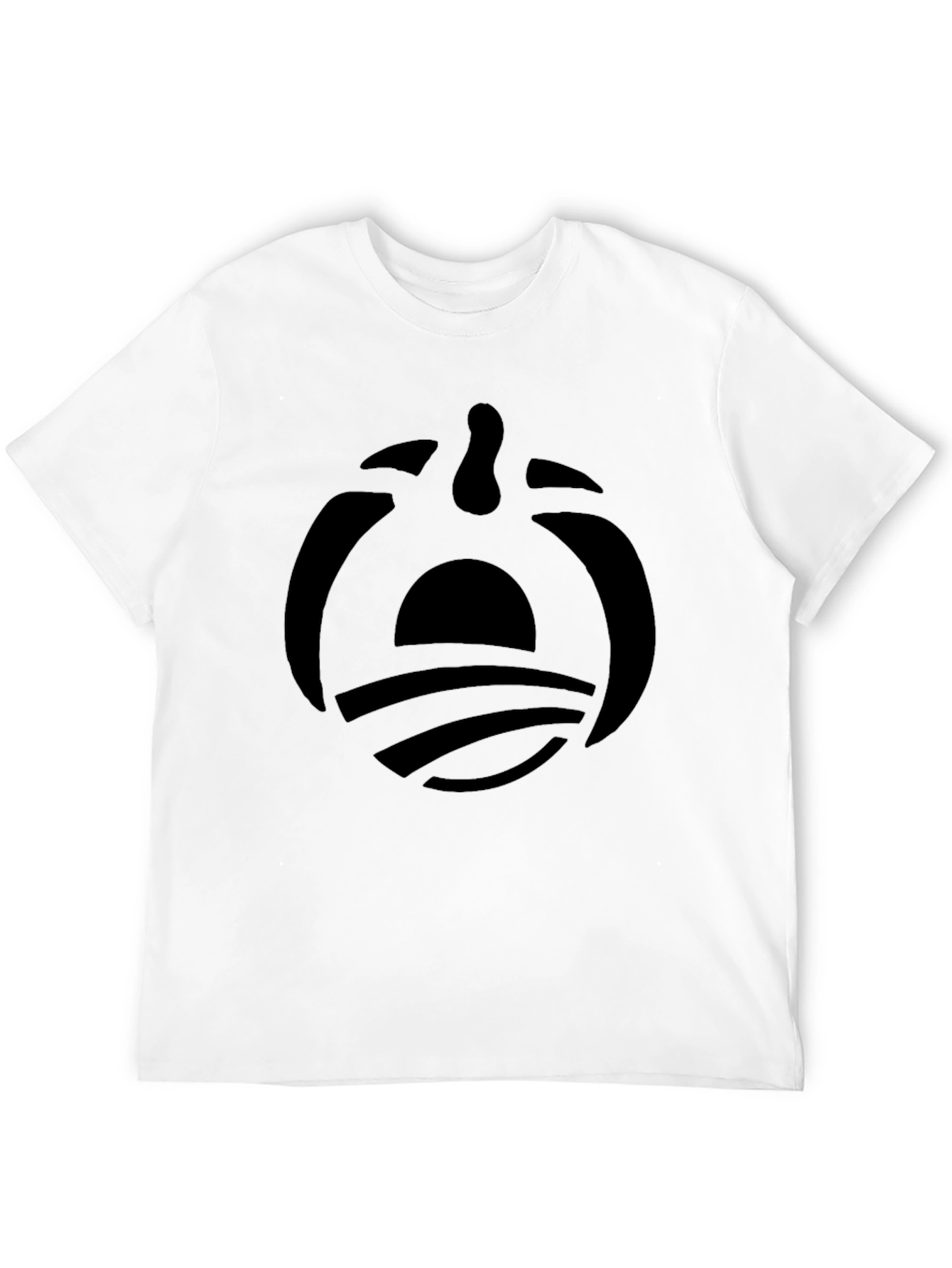 Black Graphic Tee - Sun & Waves Logo
