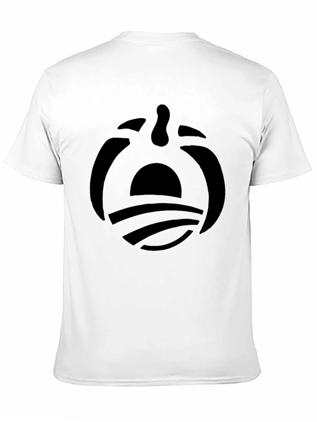 Black Graphic Tee - Sun & Waves Logo