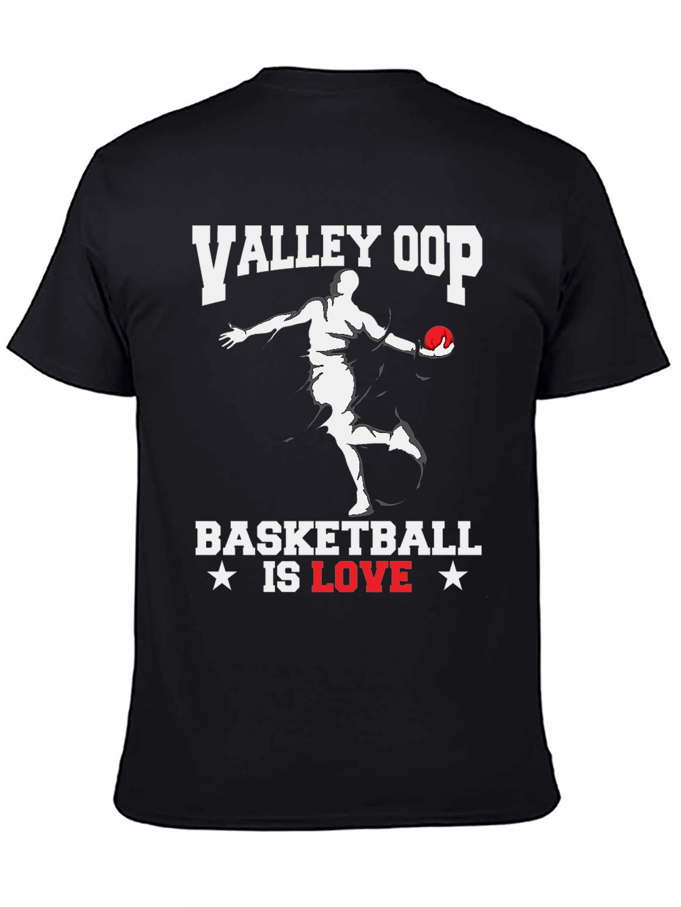 Valley Oop Basketball Is Love Graphic T-Shirt