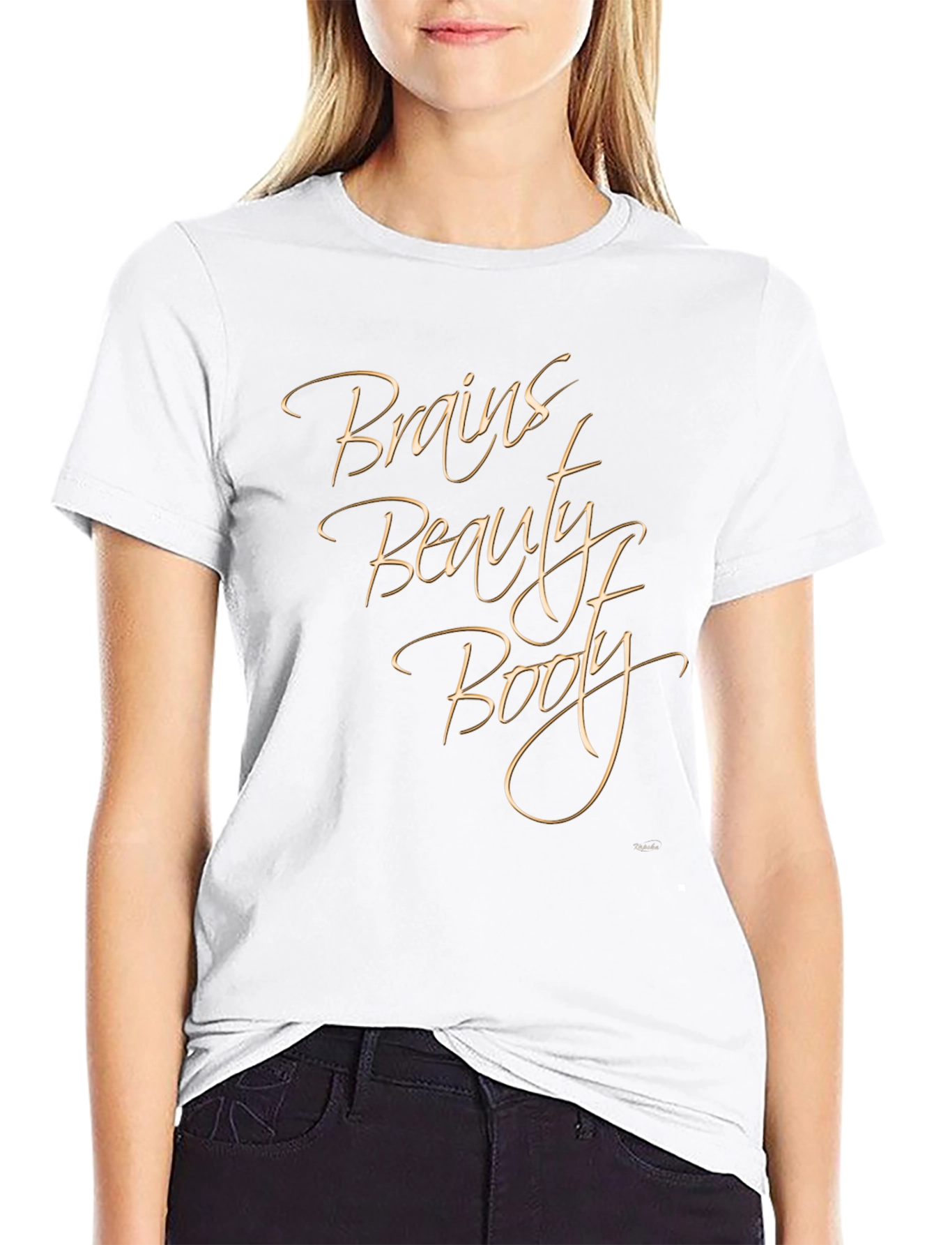 Brains Beauty Booty Graphic Tee