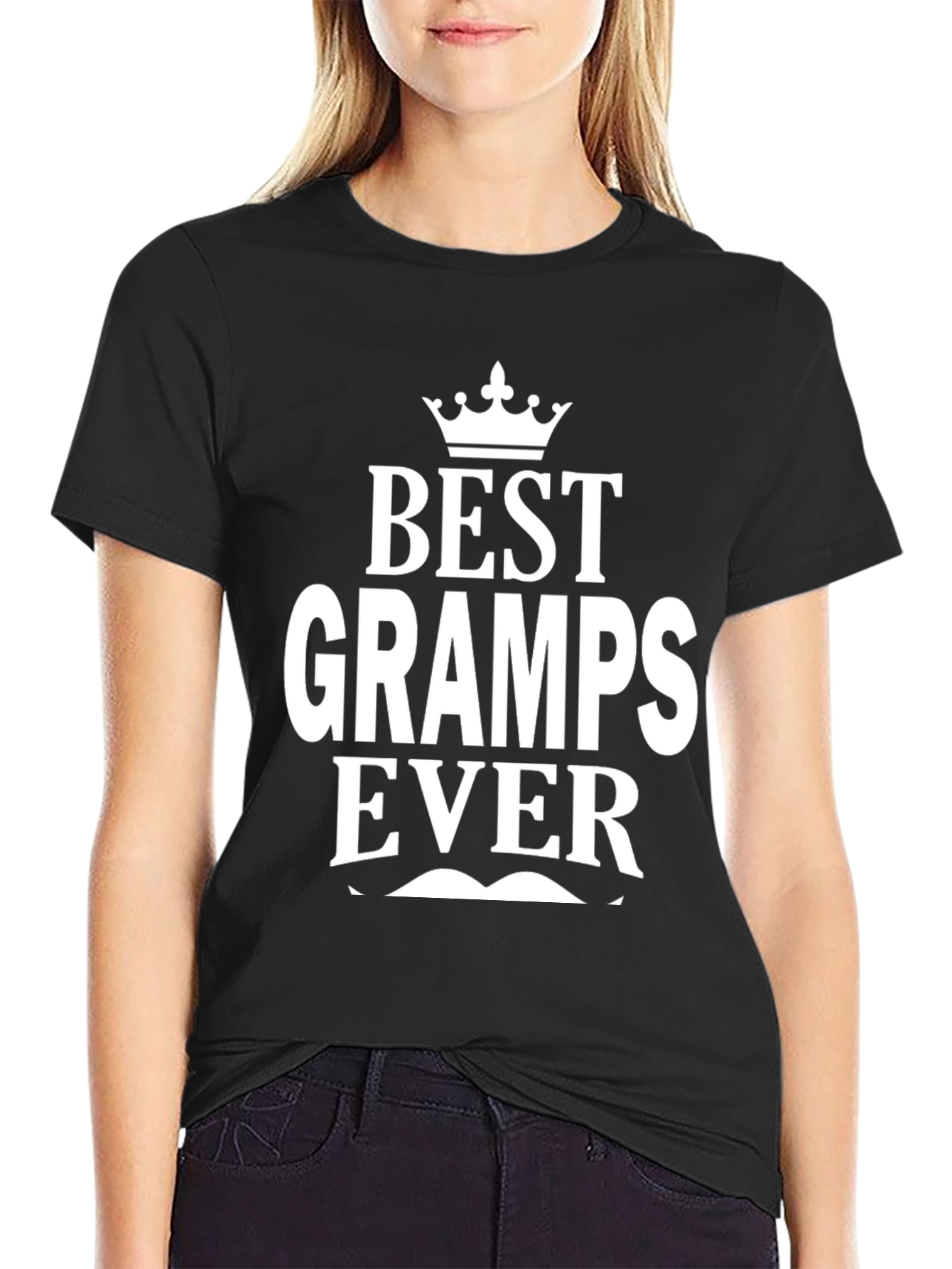 Best Gramps Ever Black T-Shirt