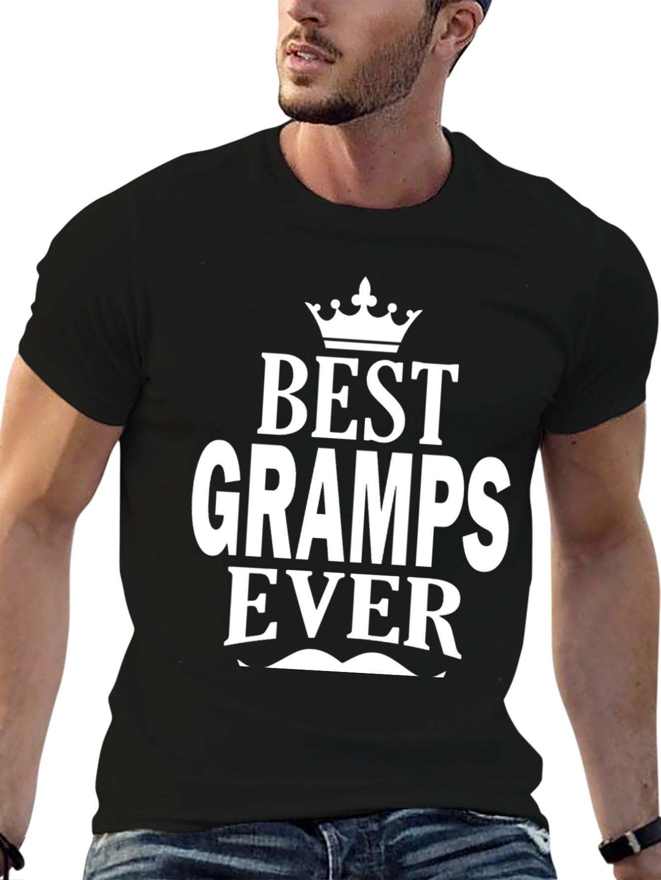 Best Gramps Ever Black T-Shirt