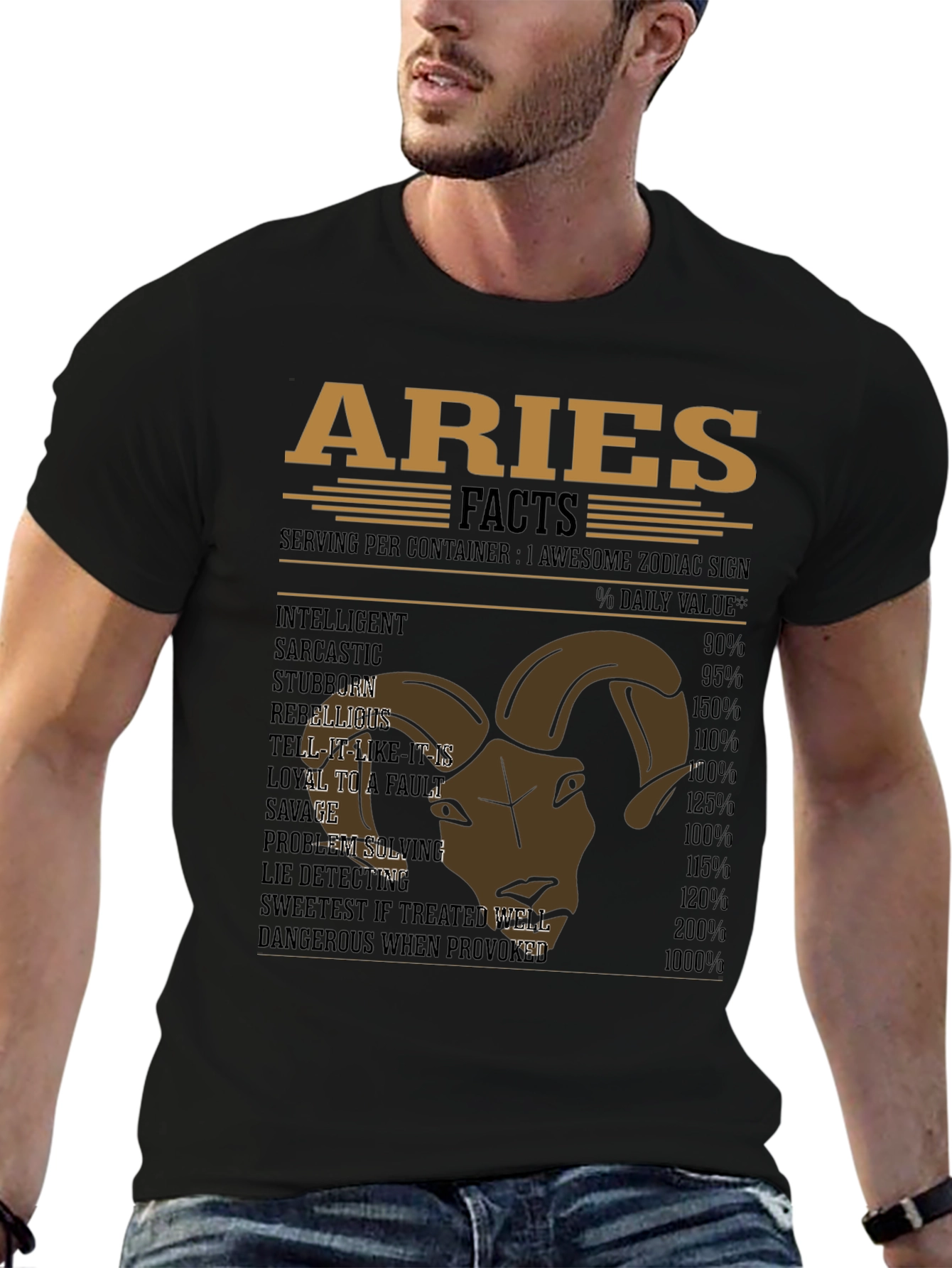 Aries Zodiac Facts T-Shirt