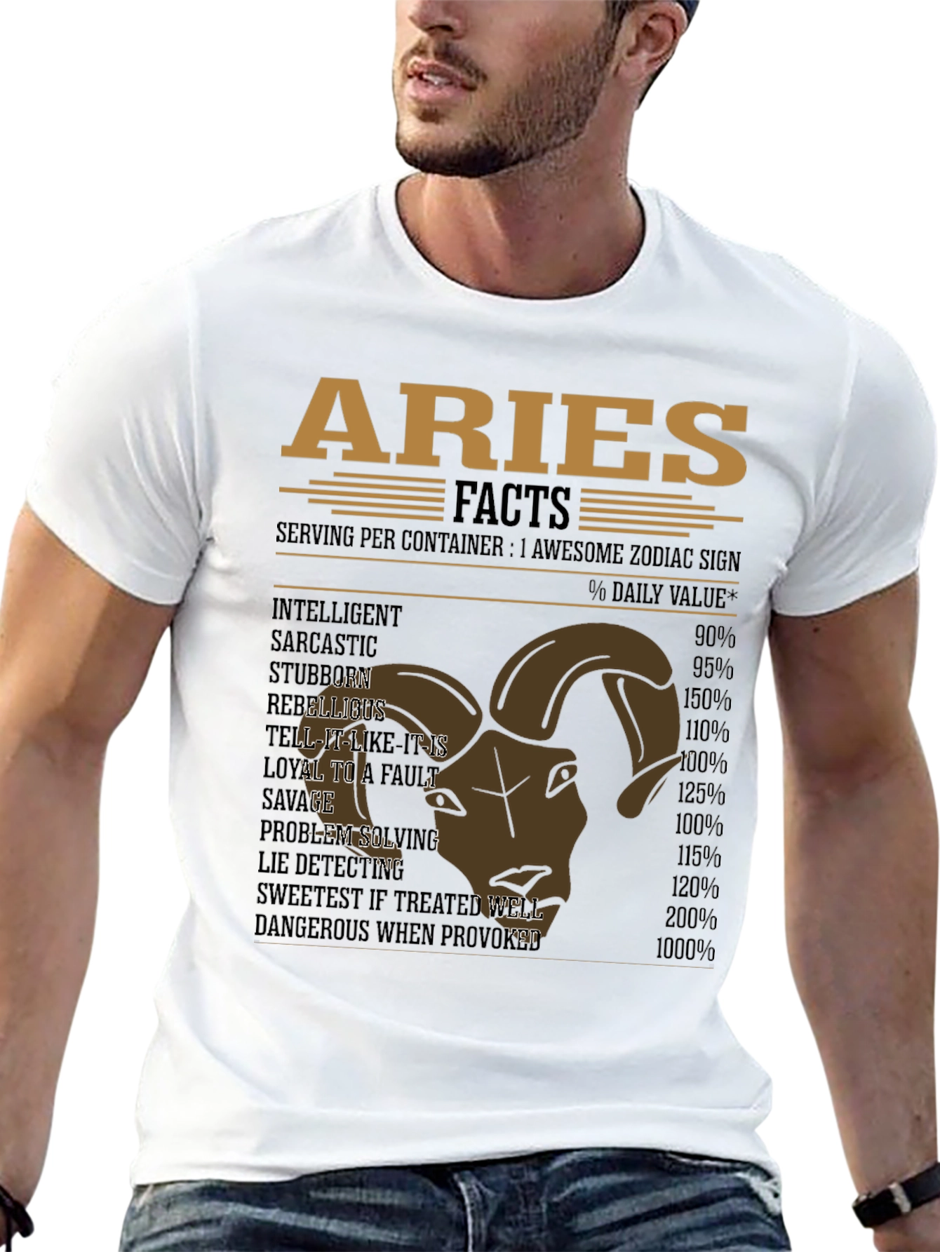 Aries Zodiac Facts T-Shirt
