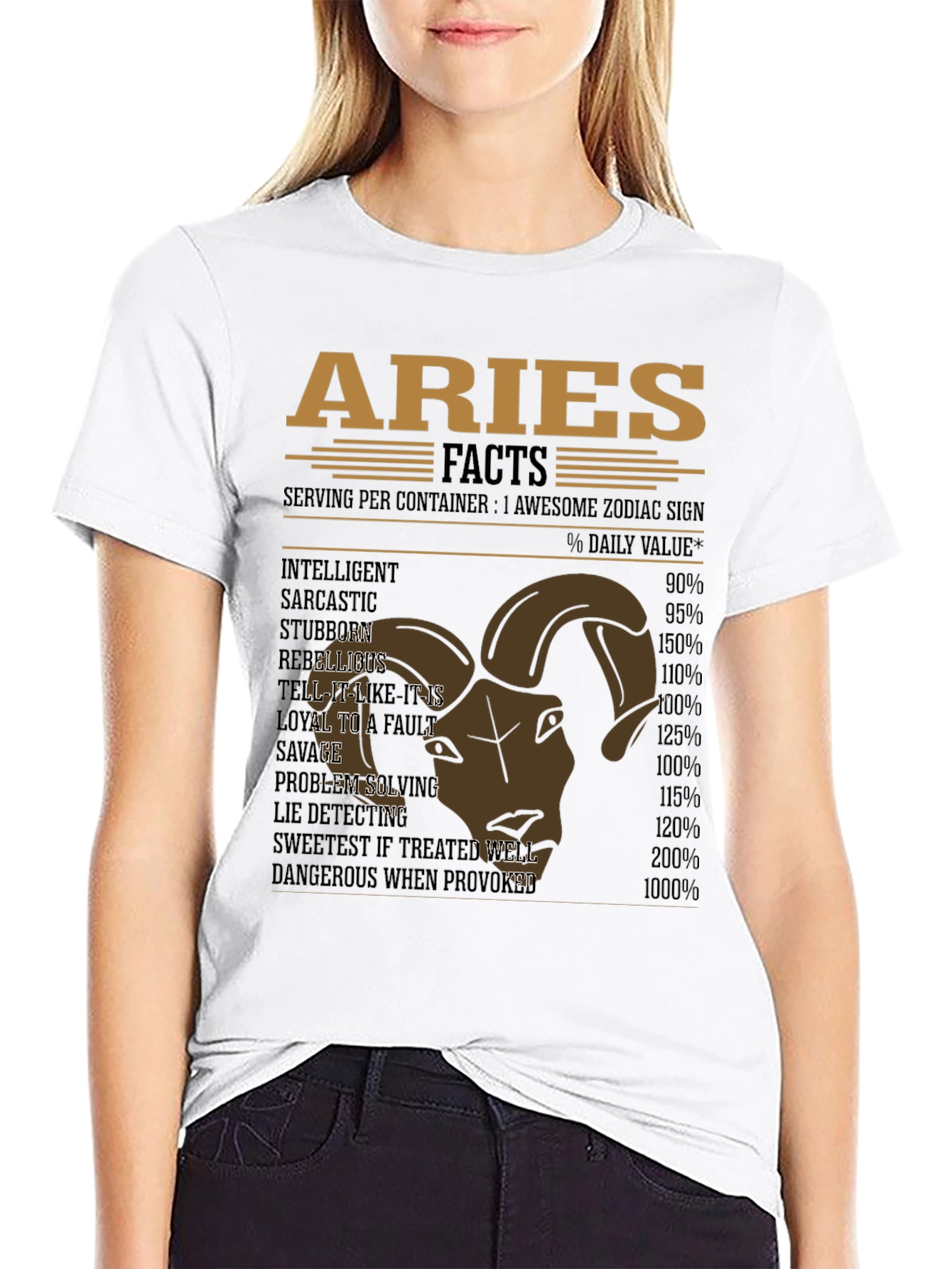 Aries Zodiac Facts T-Shirt