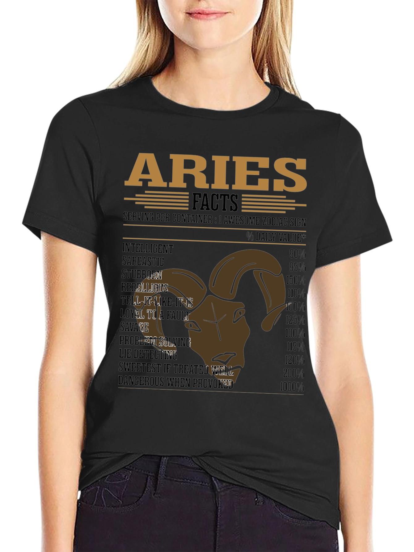 Aries Zodiac Facts T-Shirt