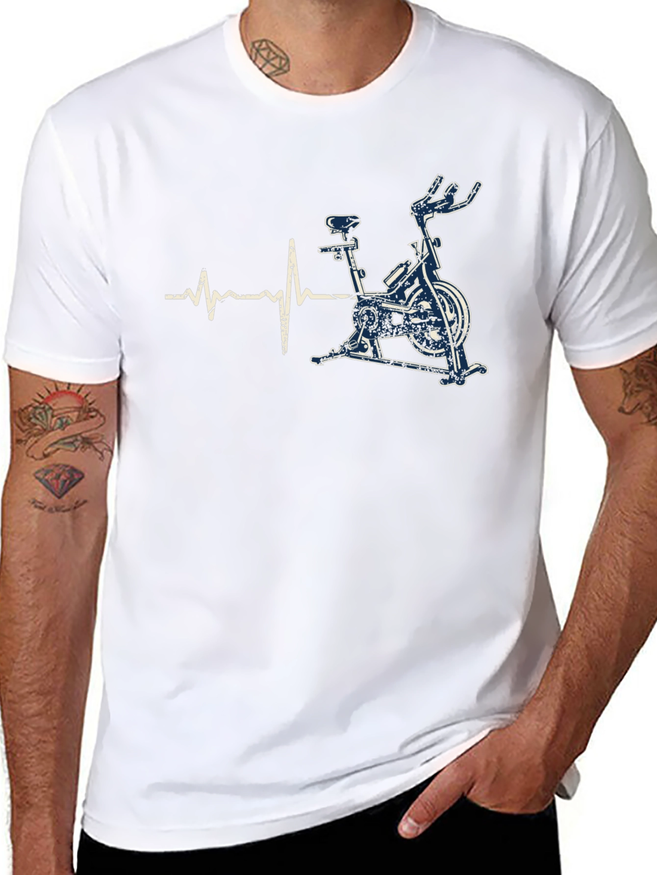 Indoor Cycling Heartbeat T-Shirt