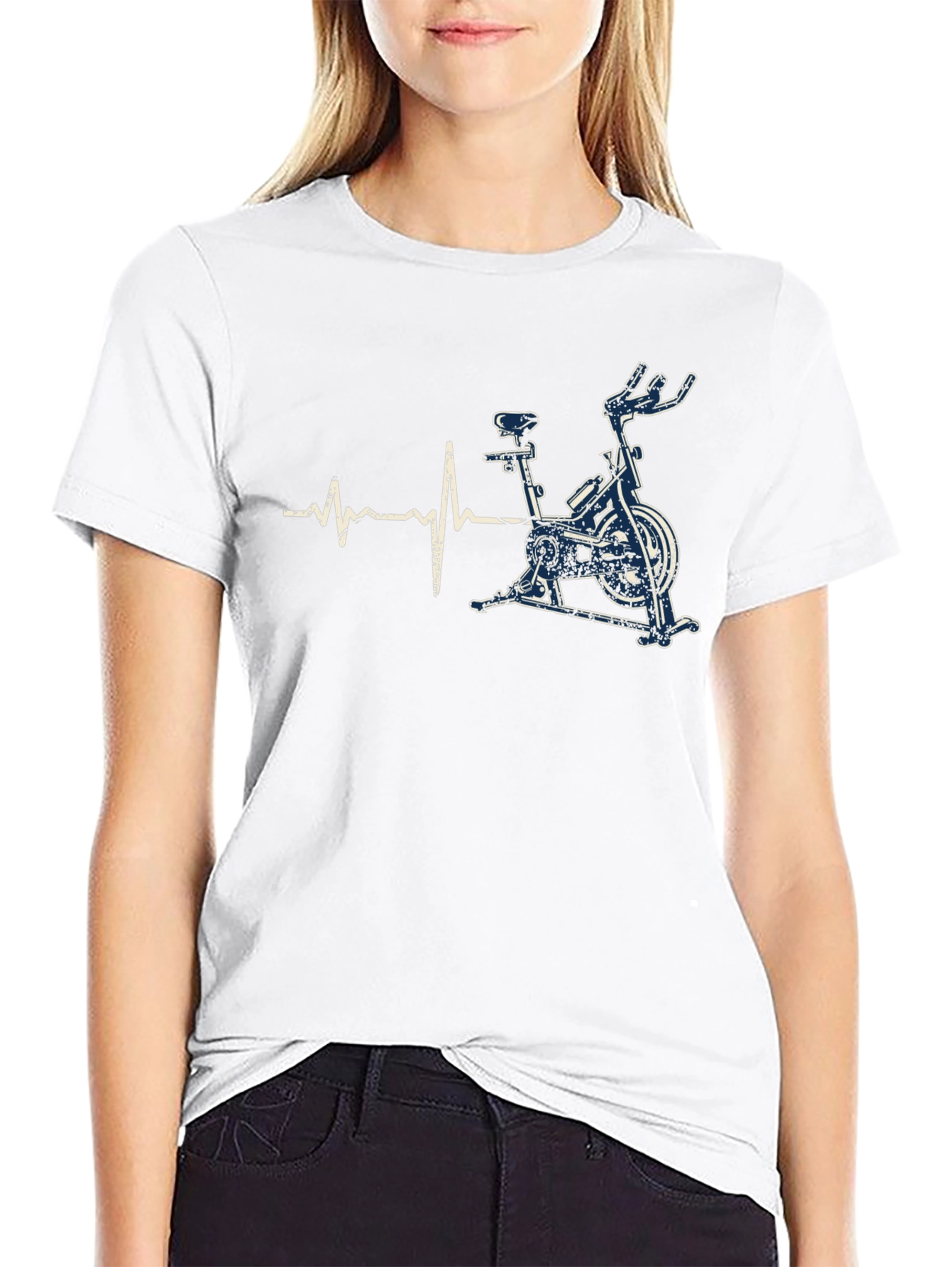 Indoor Cycling Heartbeat T-Shirt