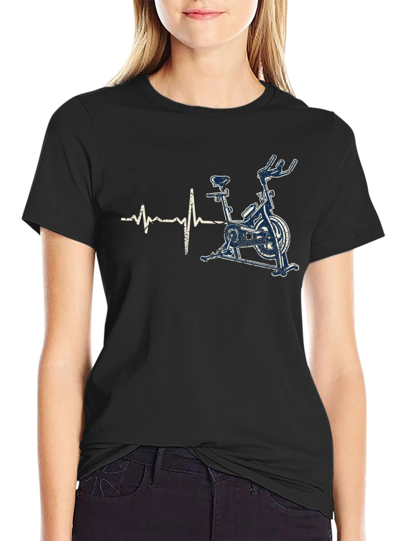 Indoor Cycling Heartbeat T-Shirt