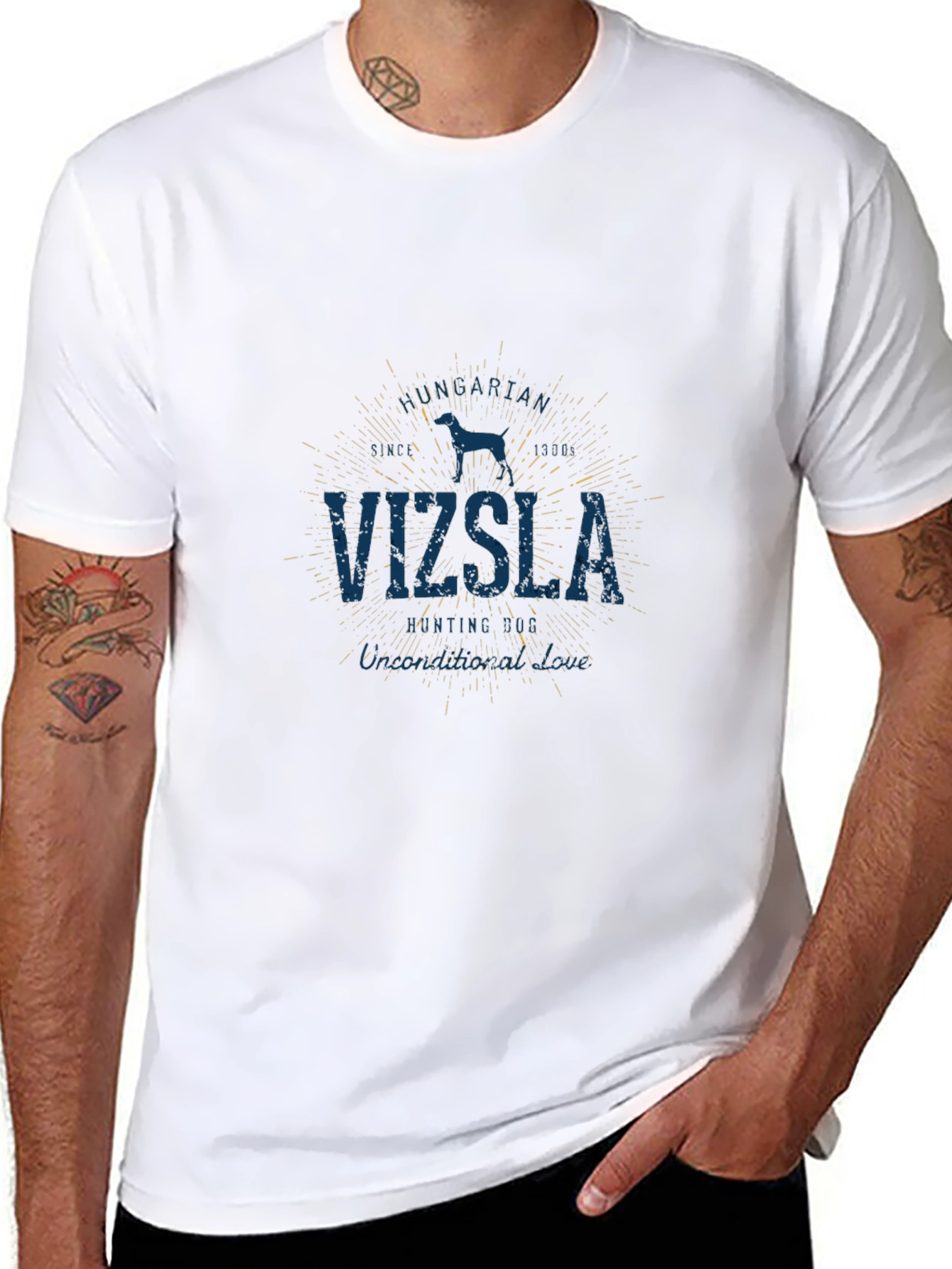 Vizsla Dog Graphic T-Shirt - Hunting Dog Lover