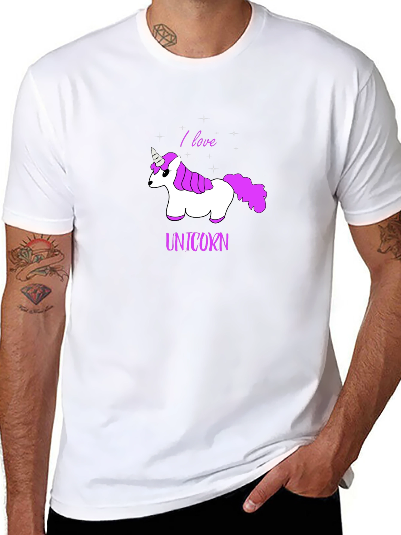 I Love Unicorns Graphic T-Shirt