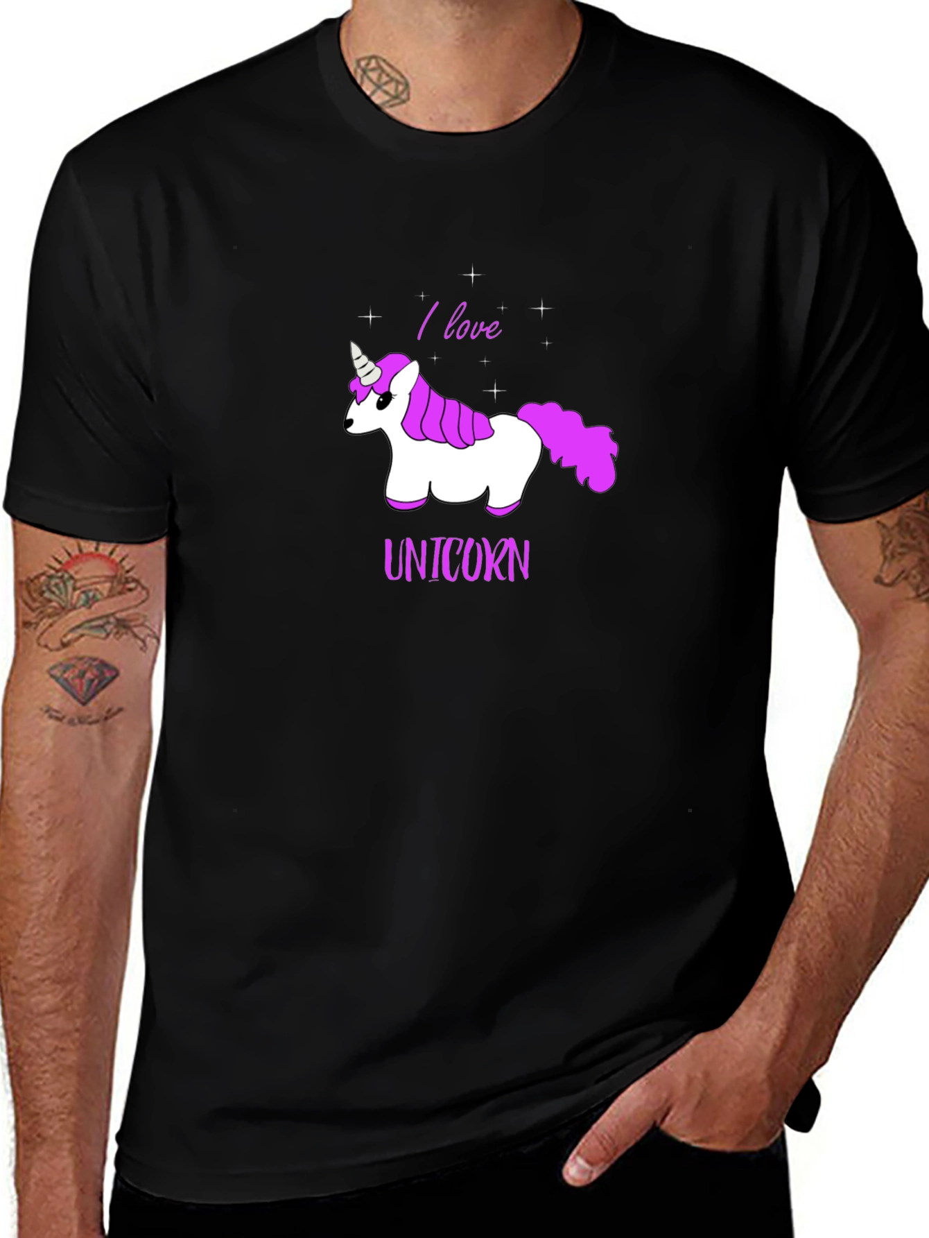 I Love Unicorns Graphic T-Shirt