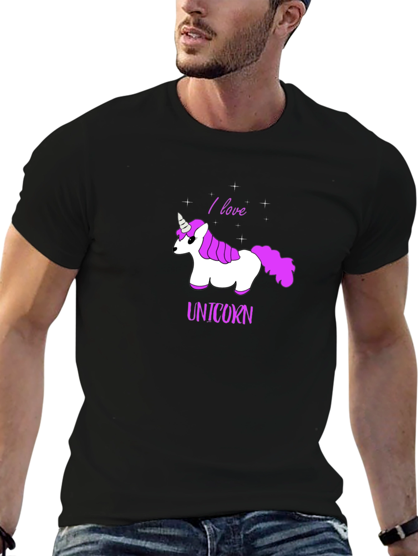 I Love Unicorns Graphic T-Shirt