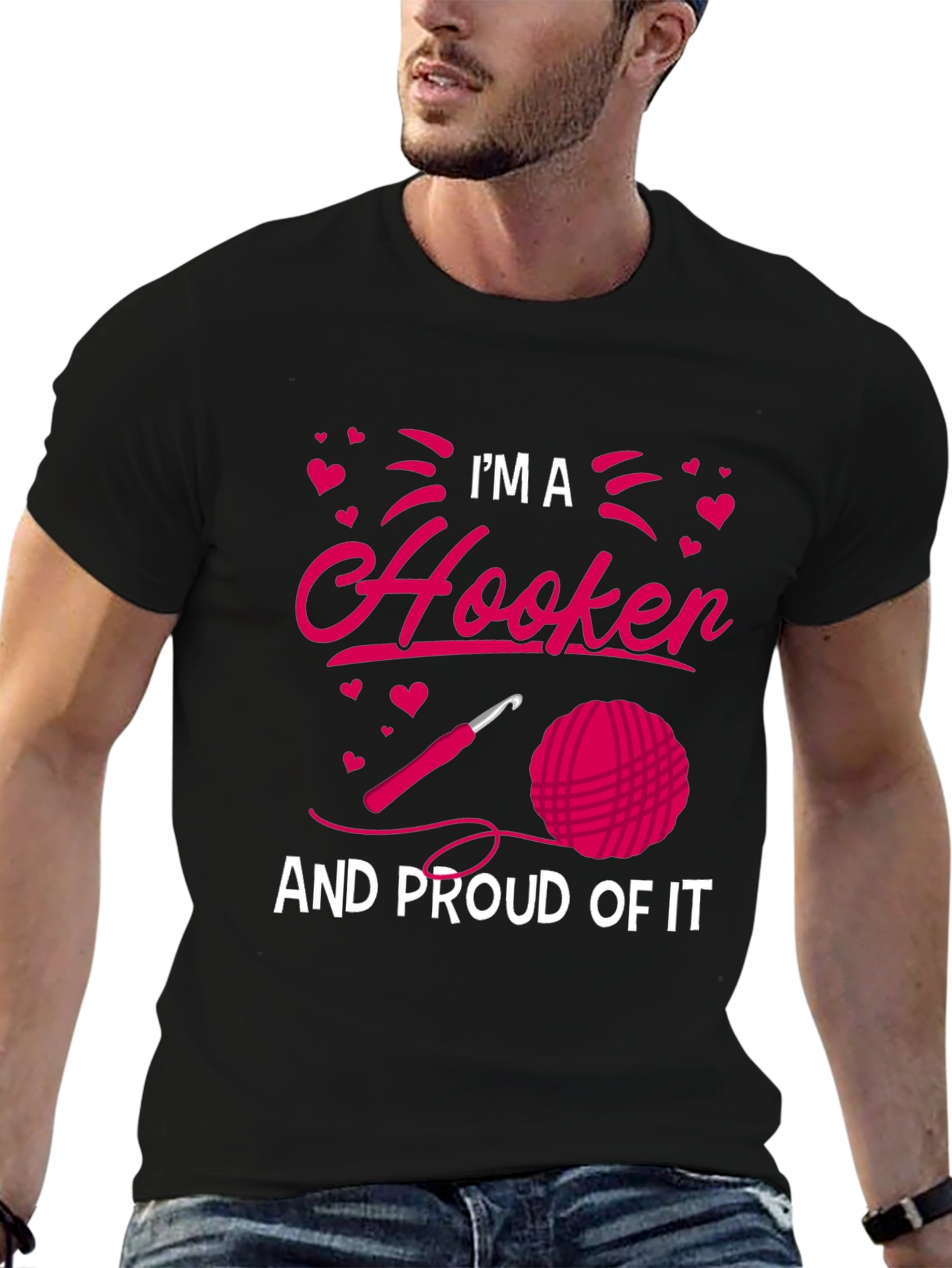 Im A Hooker T-Shirt Crochet Lover Tee