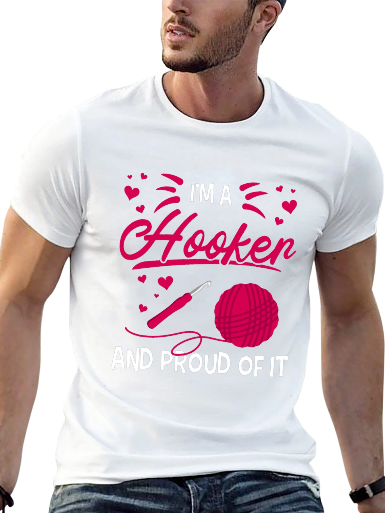 Im A Hooker T-Shirt Crochet Lover Tee