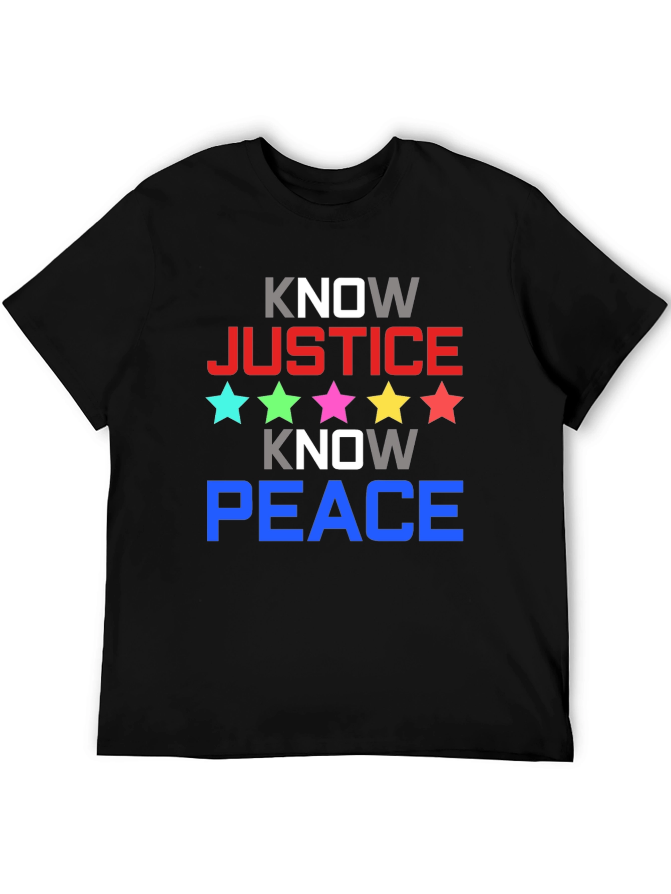 Know Justice Know Peace Graphic Tee
