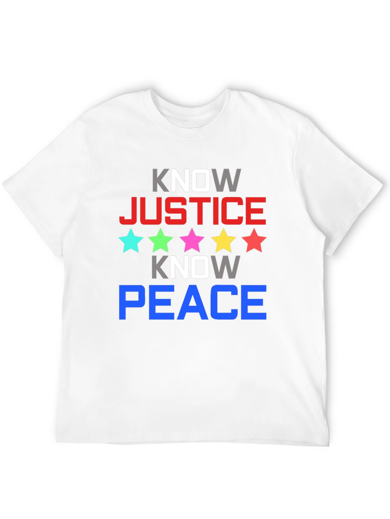 Know Justice Know Peace Graphic Tee