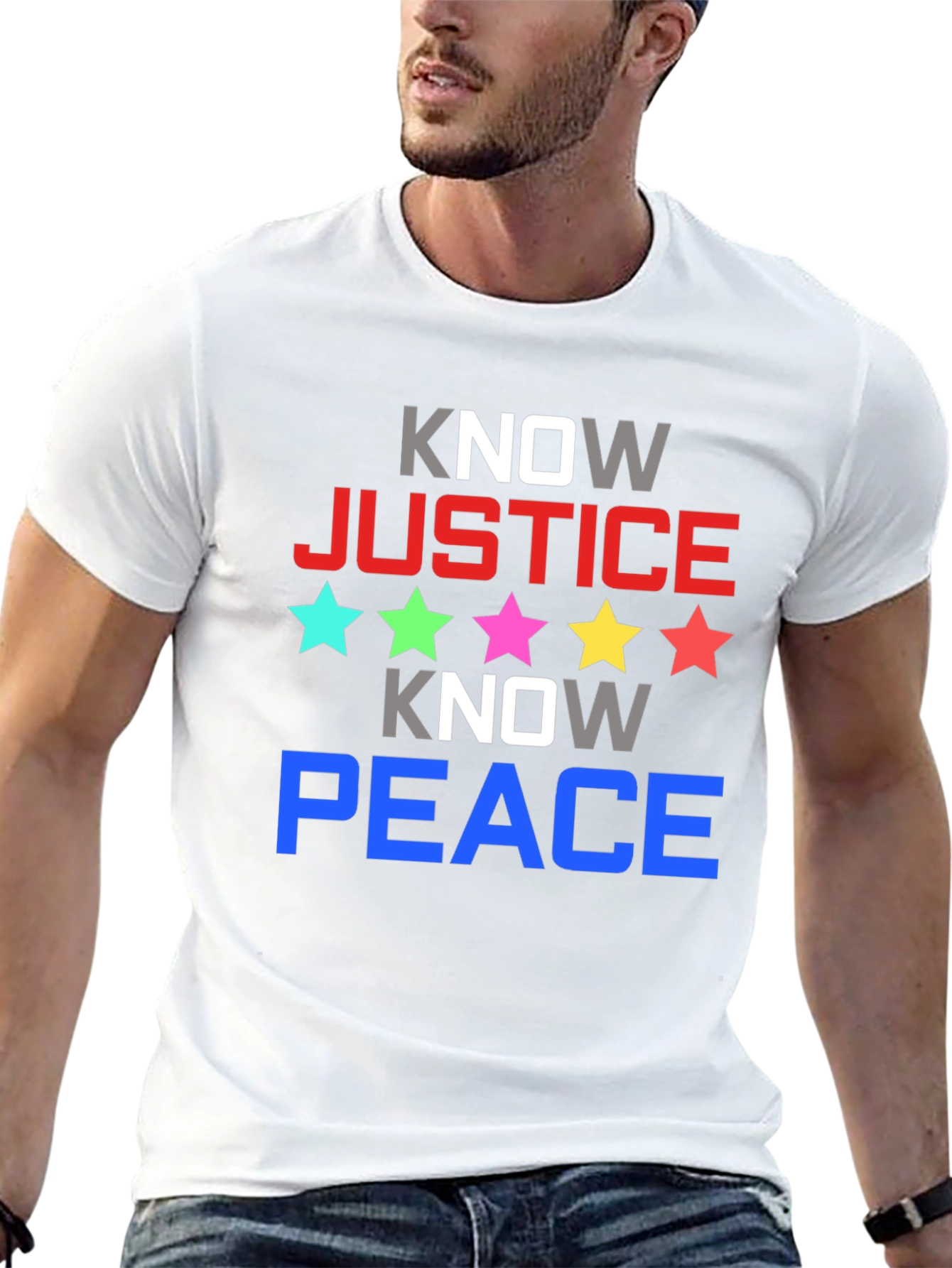 Know Justice Know Peace Graphic Tee