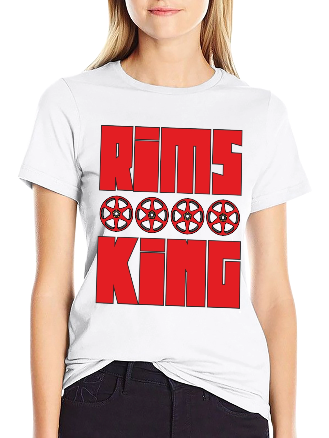 Rims King Graphic Tee - Automotive Enthusiast T-Shirt