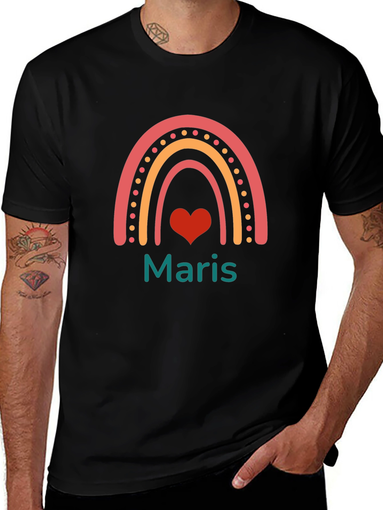 Maris Rainbow Heart T-Shirt