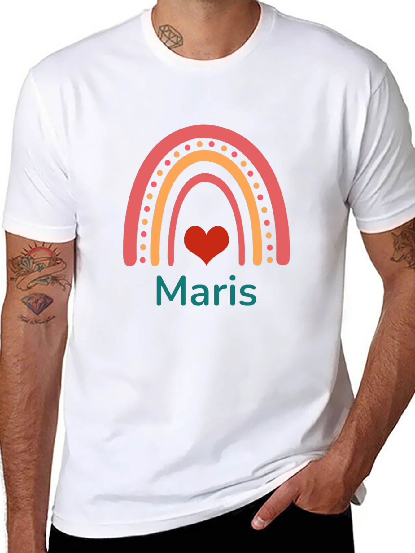 Maris Rainbow Heart T-Shirt