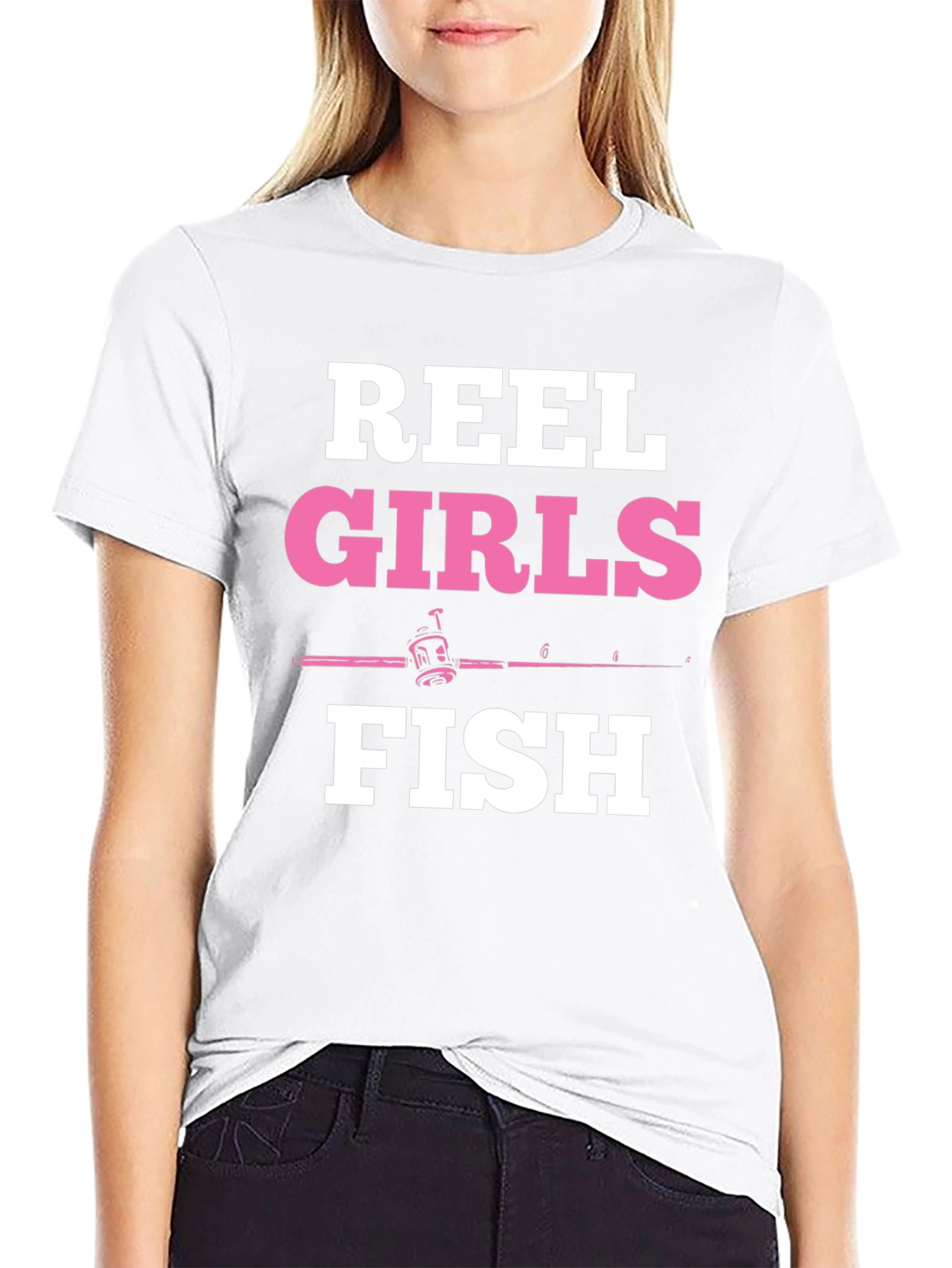 Reel Girls Fish Graphic T-Shirt